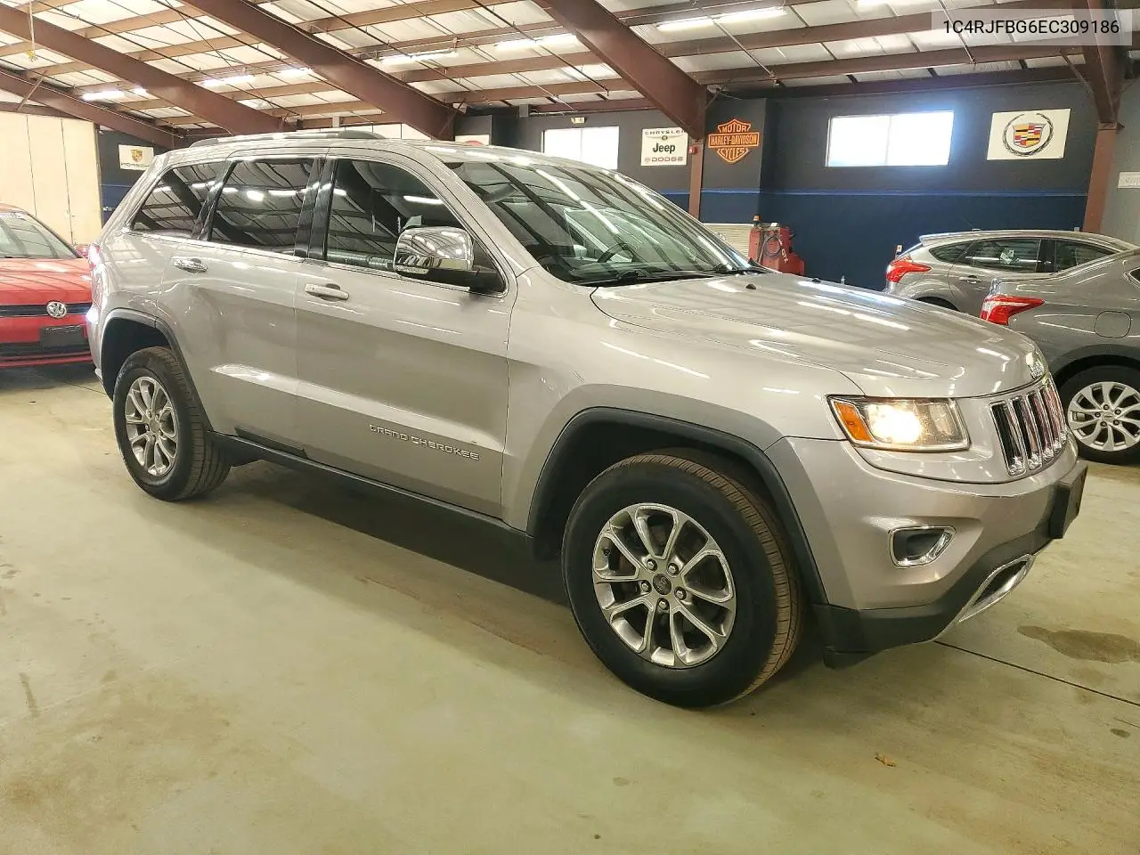 2014 JEEP GRAND CHEROKEE VIN 1C4RJFBG6EC309186 — фото 4