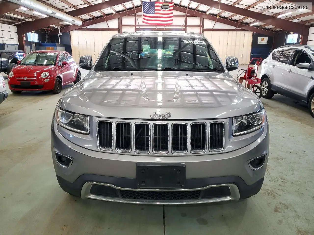 2014 JEEP GRAND CHEROKEE VIN 1C4RJFBG6EC309186 — фото 5