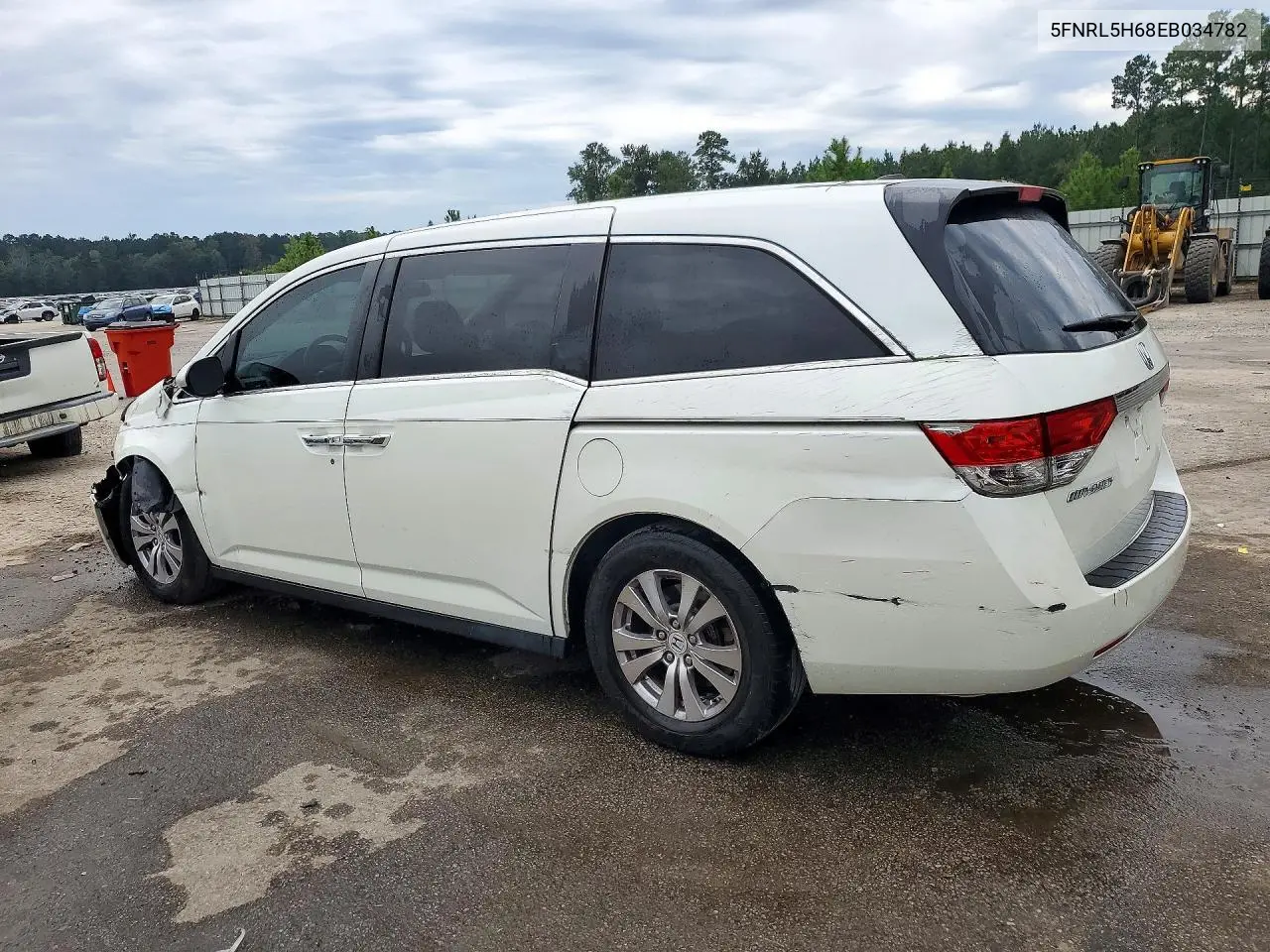 2014 HONDA ODYSSEY VIN 5FNRL5H68EB034782 — фото 2