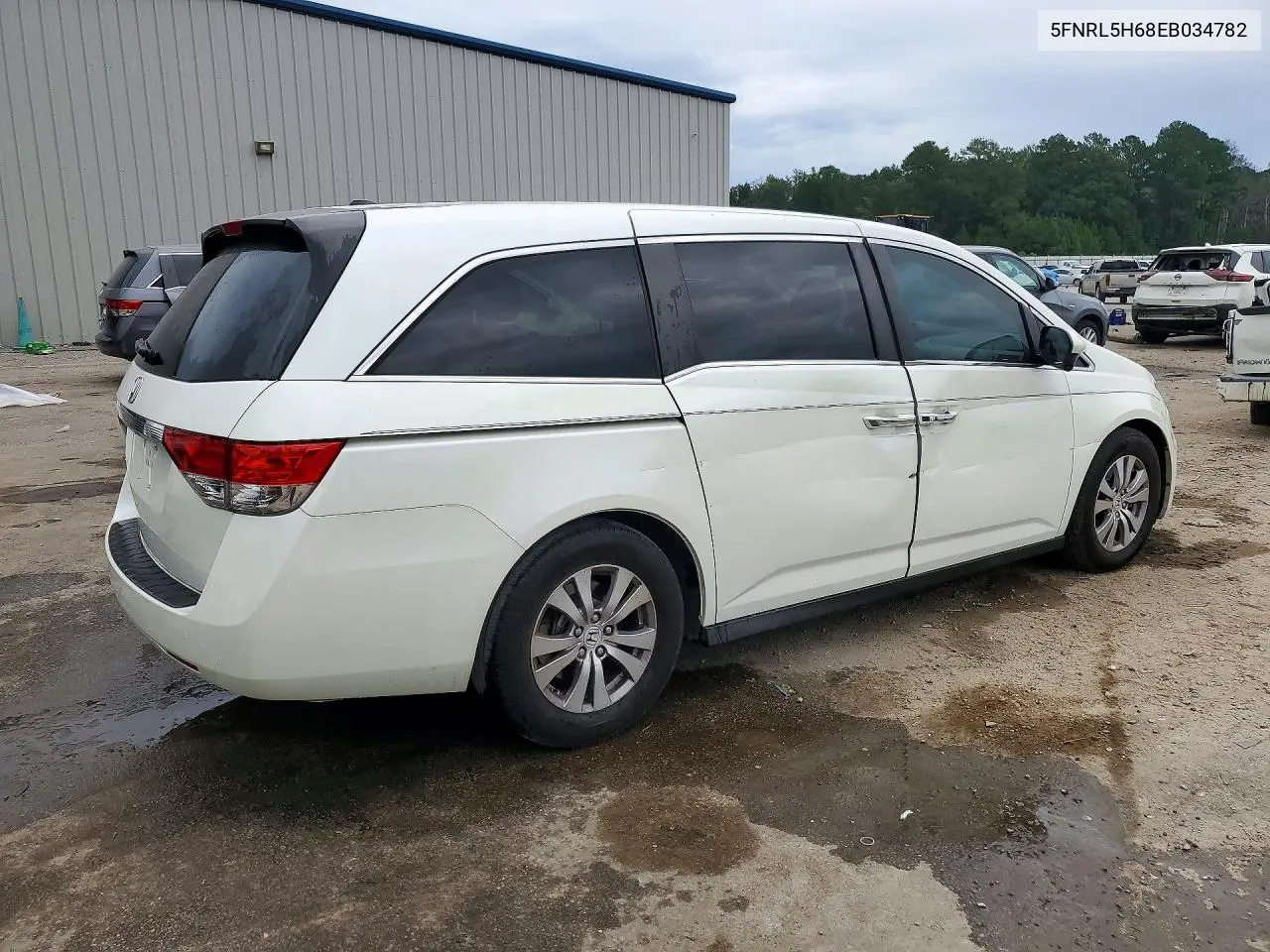 2014 HONDA ODYSSEY VIN 5FNRL5H68EB034782 — фото 3