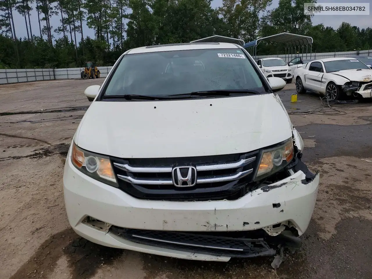 2014 HONDA ODYSSEY VIN 5FNRL5H68EB034782 — фото 5