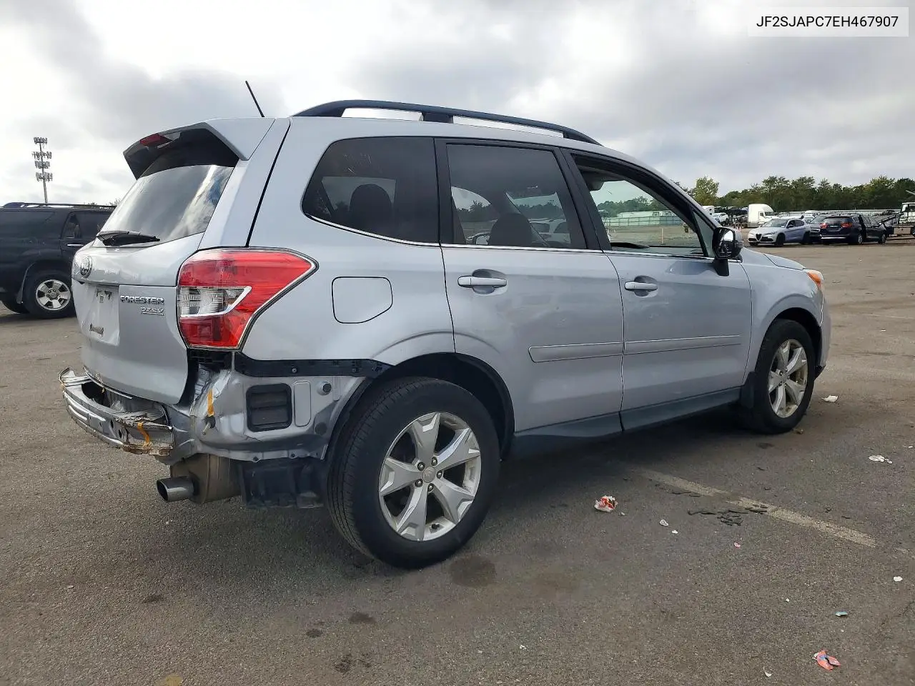 2014 SUBARU FORESTER VIN JF2SJAPC7EH467907 — фото 3