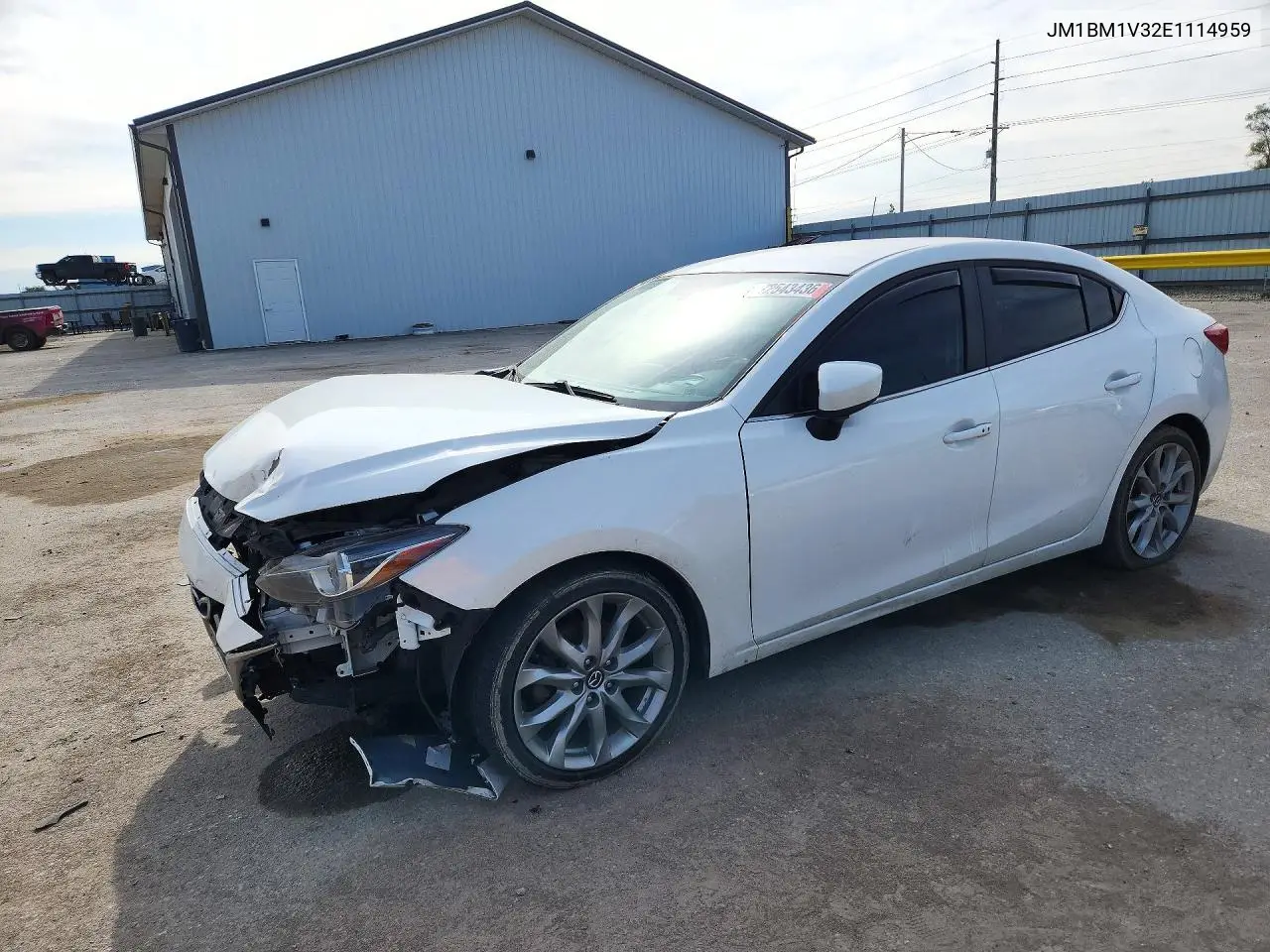 MAZDA 3 2014, VIN JM1BM1V32E1114959