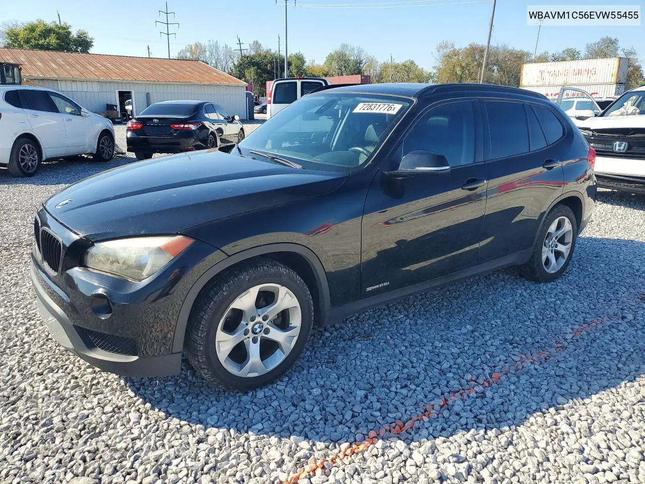 BMW X1 2014, VIN WBAVM1C56EVW55455
