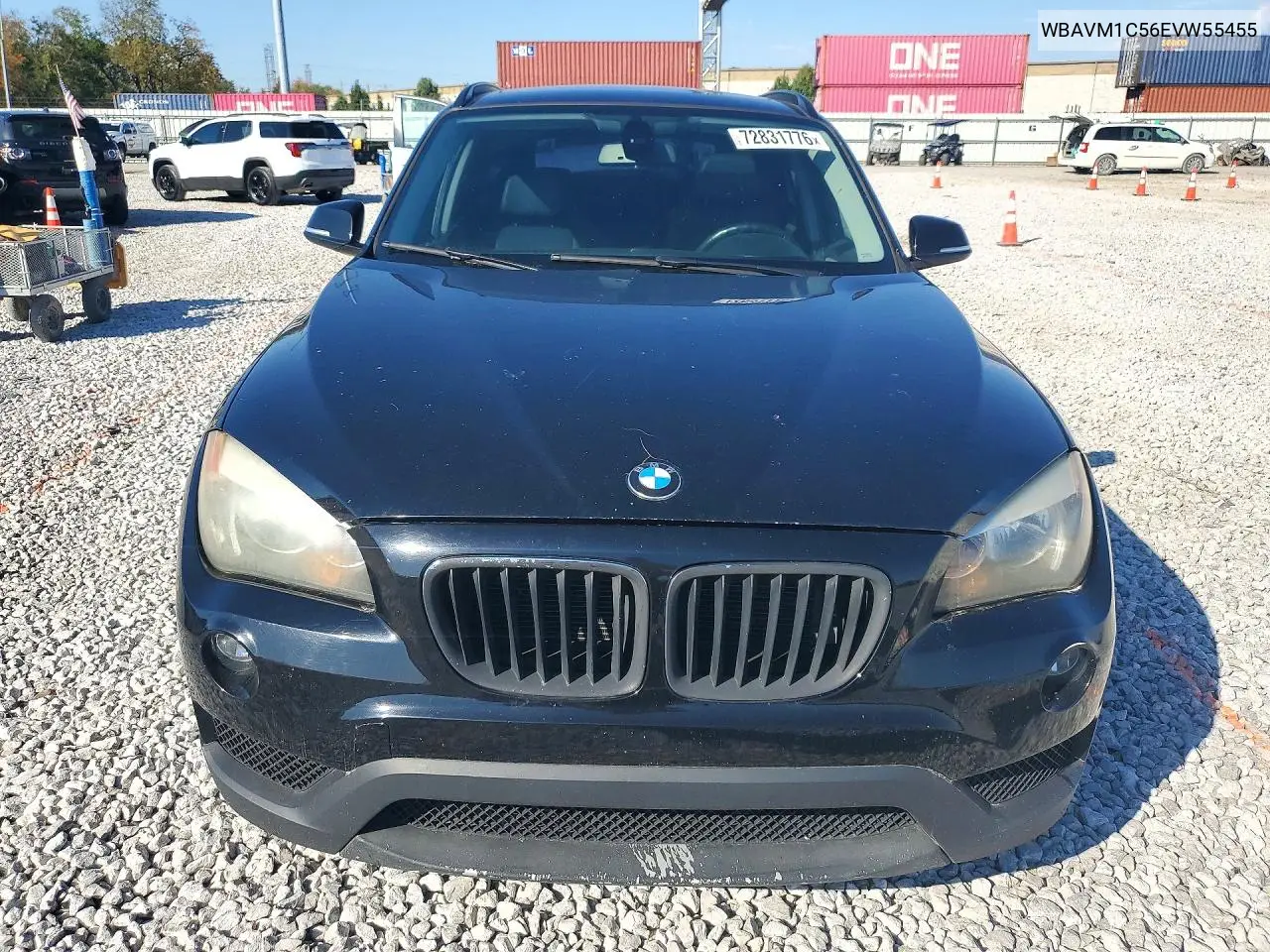 2014 BMW X1 VIN WBAVM1C56EVW55455 — фото 5