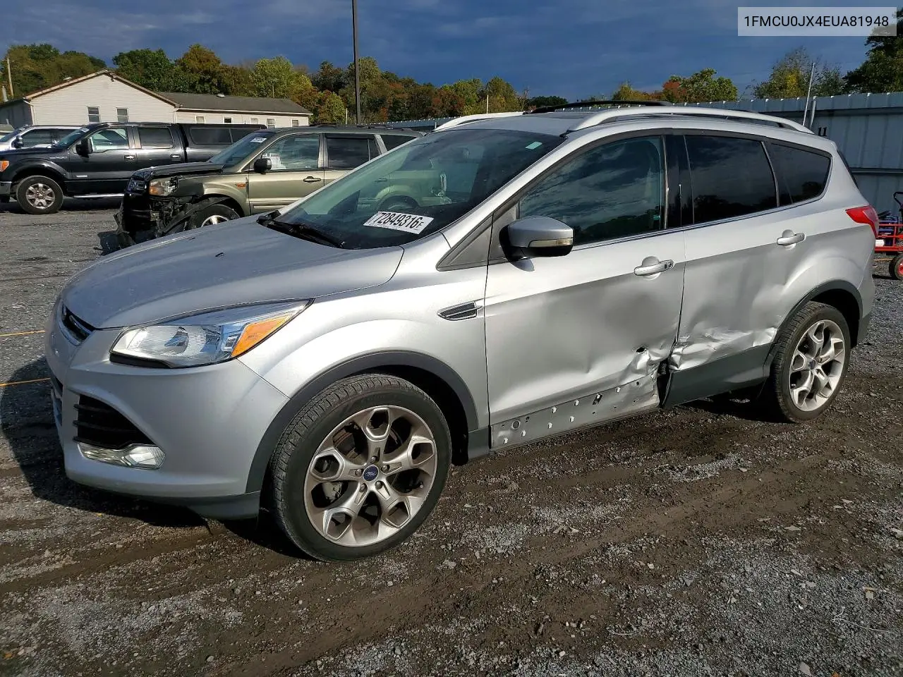 FORD ESCAPE 2014, VIN 1FMCU0JX4EUA81948