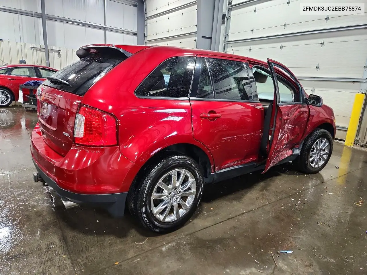 2014 FORD EDGE VIN 2FMDK3JC2EBB75874 — фото 3