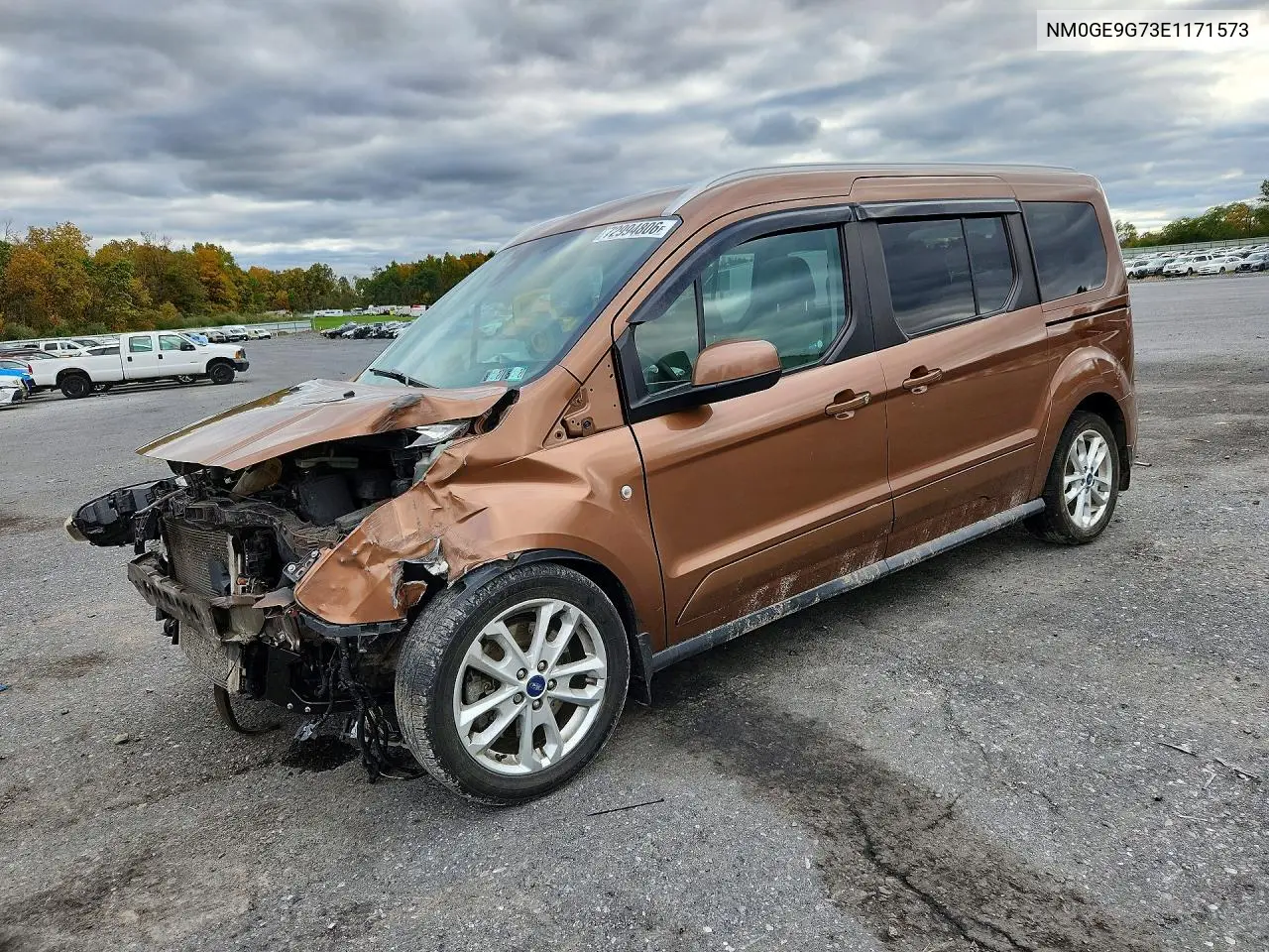 FORD TRANSIT CONNECT 2014, VIN NM0GE9G73E1171573