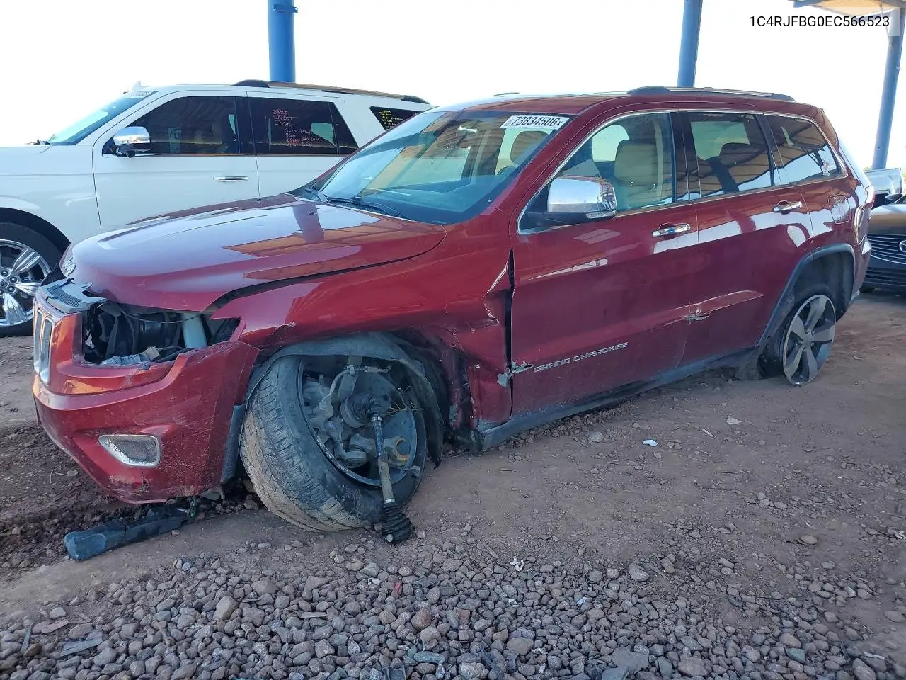 JEEP GRAND CHEROKEE 2014, VIN 1C4RJFBG0EC566523