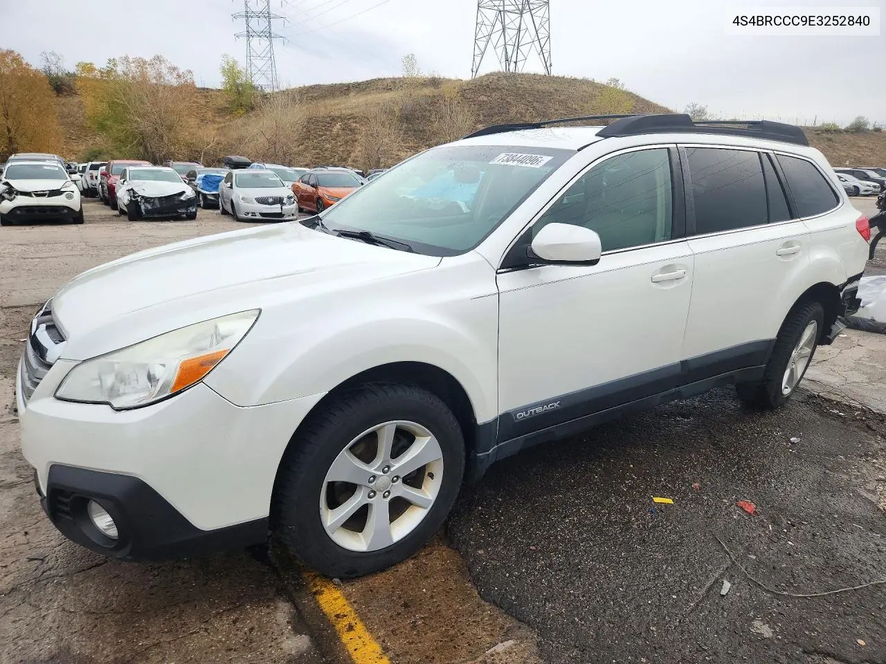 SUBARU OUTBACK 2014, VIN 4S4BRCCC9E3252840