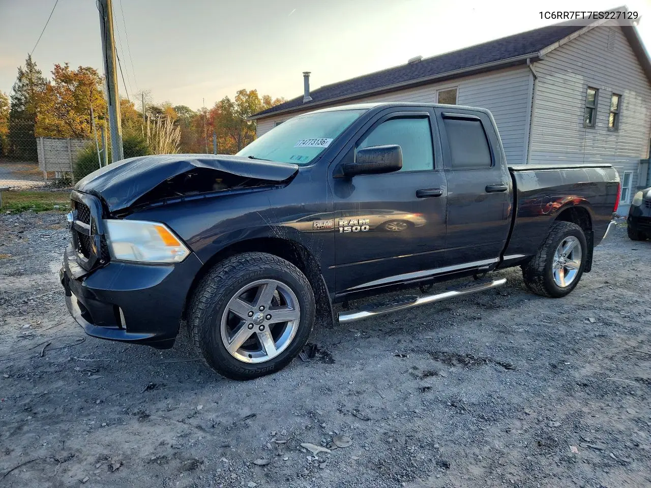 RAM 1500 2014, VIN 1C6RR7FT7ES227129
