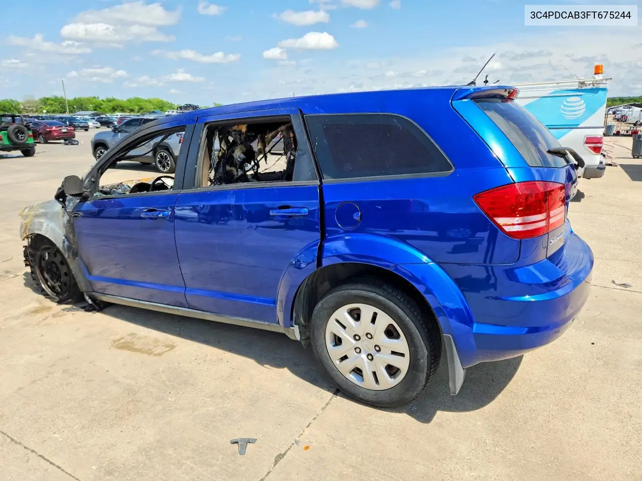 2015 DODGE JOURNEY VIN 3C4PDCAB3FT675244 — фото 4
