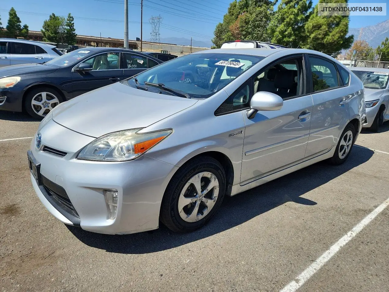 TOYOTA PRIUS 2015, VIN JTDKN3DU0F0431438