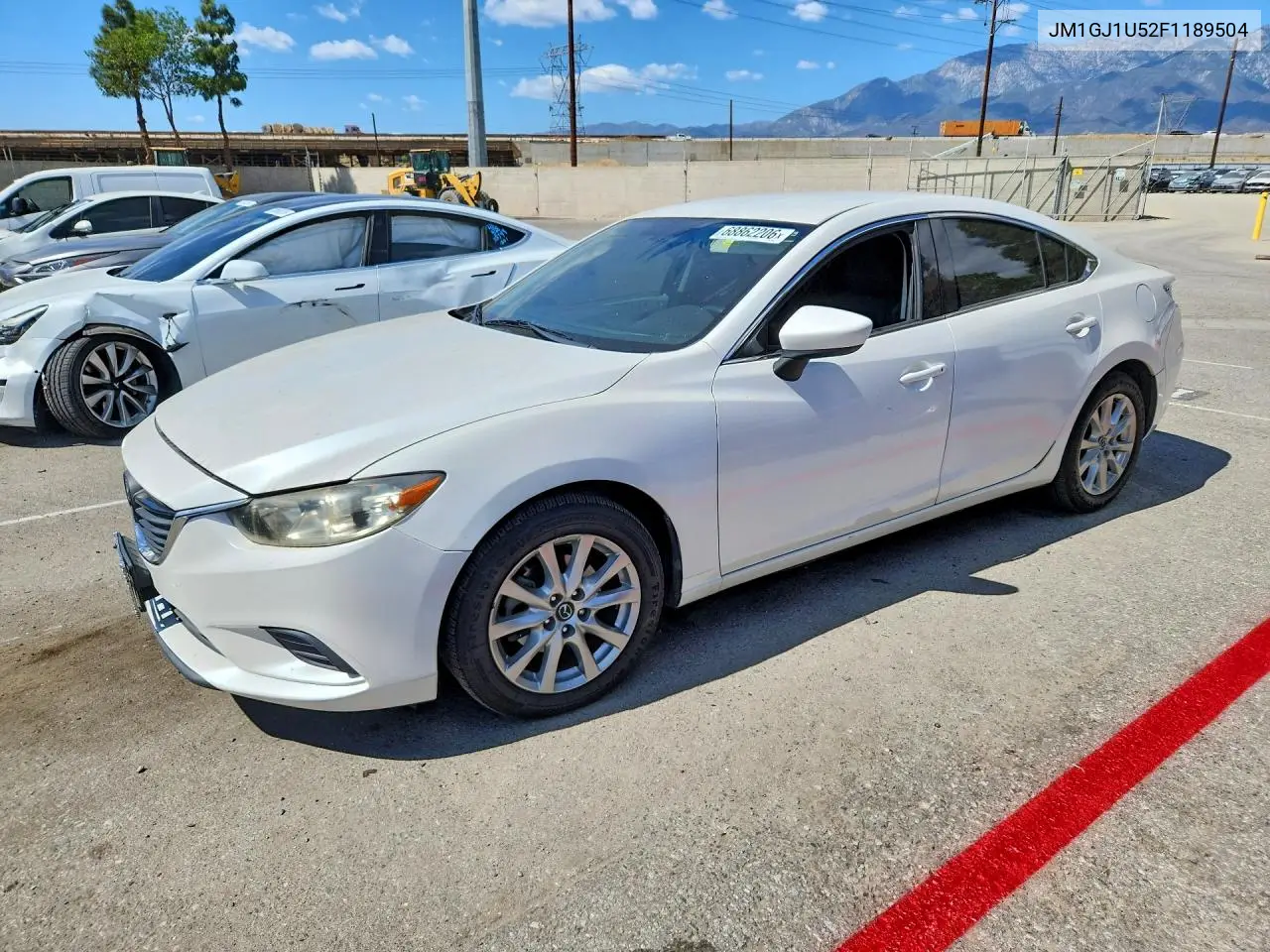 2015 MAZDA 6 VIN JM1GJ1U52F1189504 — фото 2