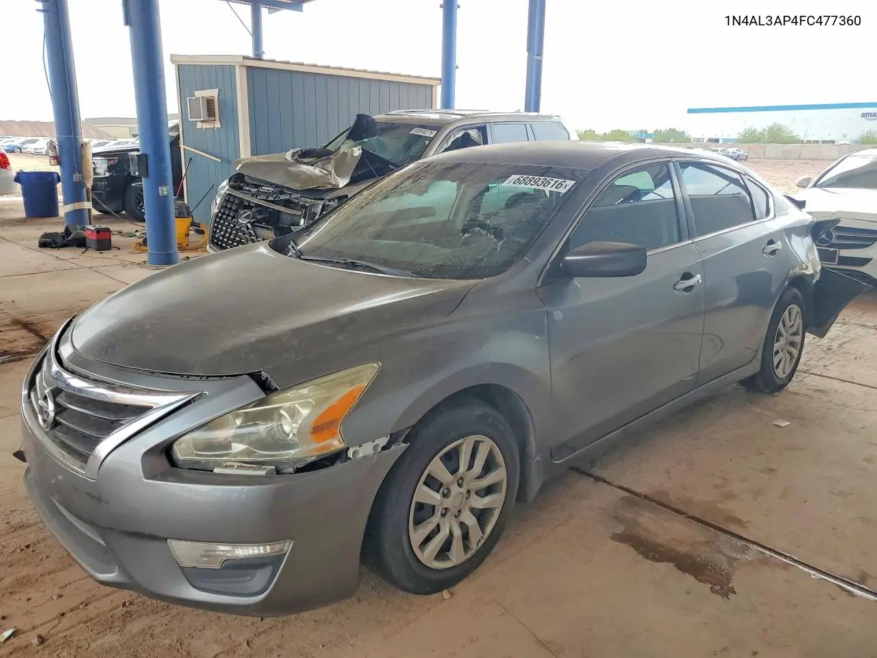 NISSAN ALTIMA 2015, VIN 1N4AL3AP4FC477360