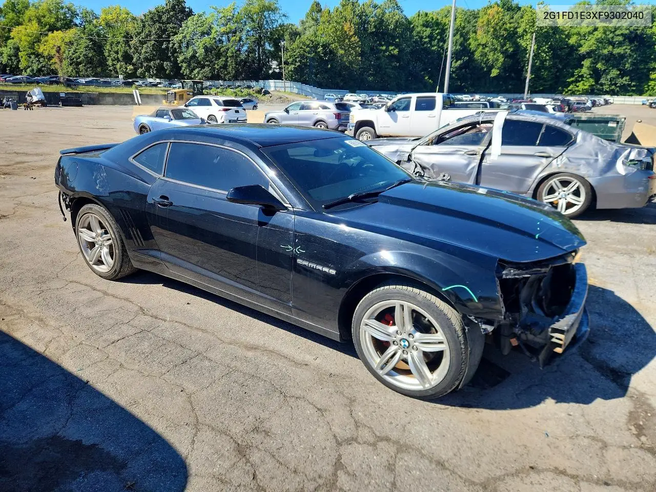 2015 CHEVROLET CAMARO VIN 2G1FD1E3XF9302040 — фото 4