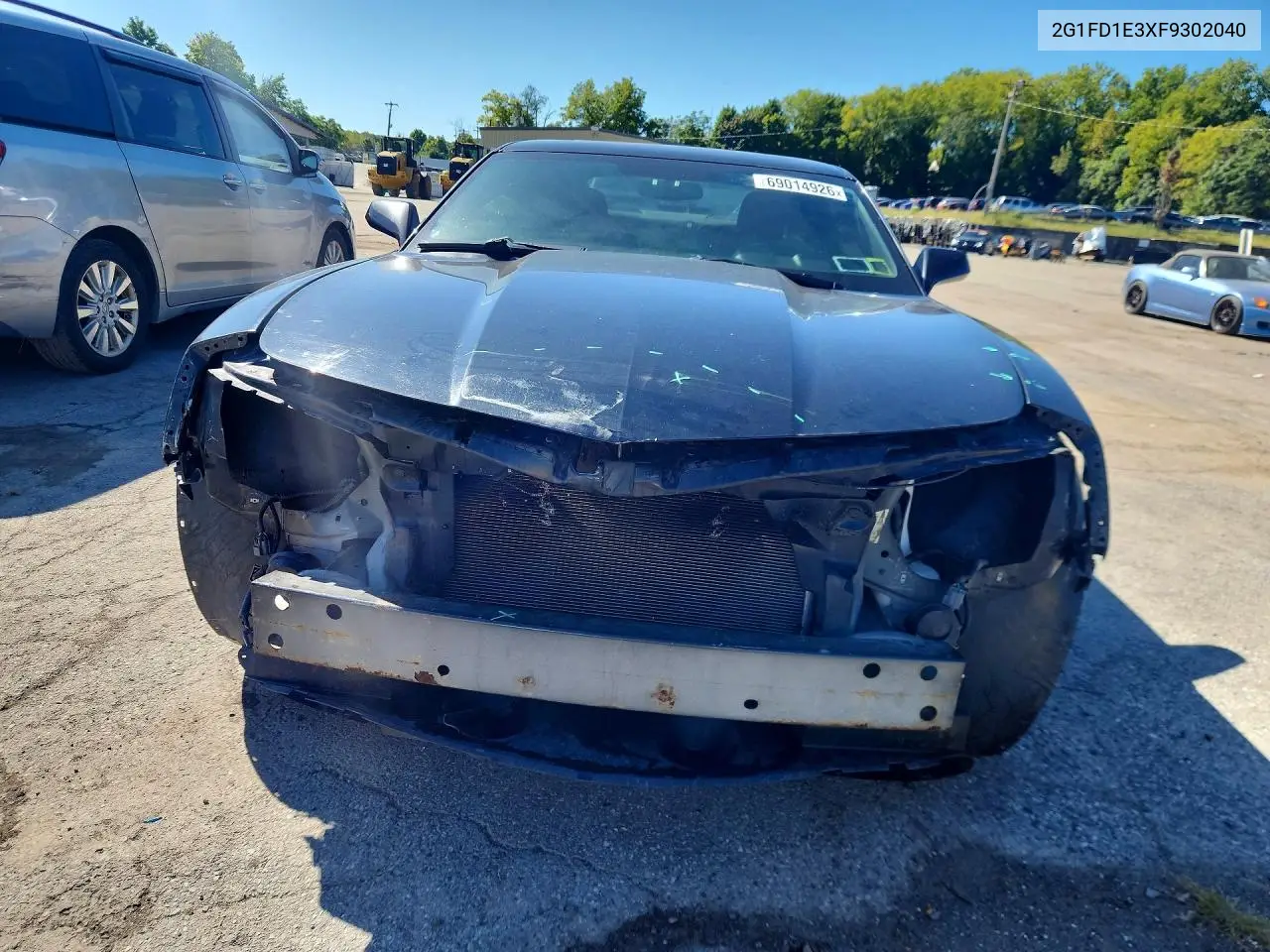 2015 CHEVROLET CAMARO VIN 2G1FD1E3XF9302040 — фото 5