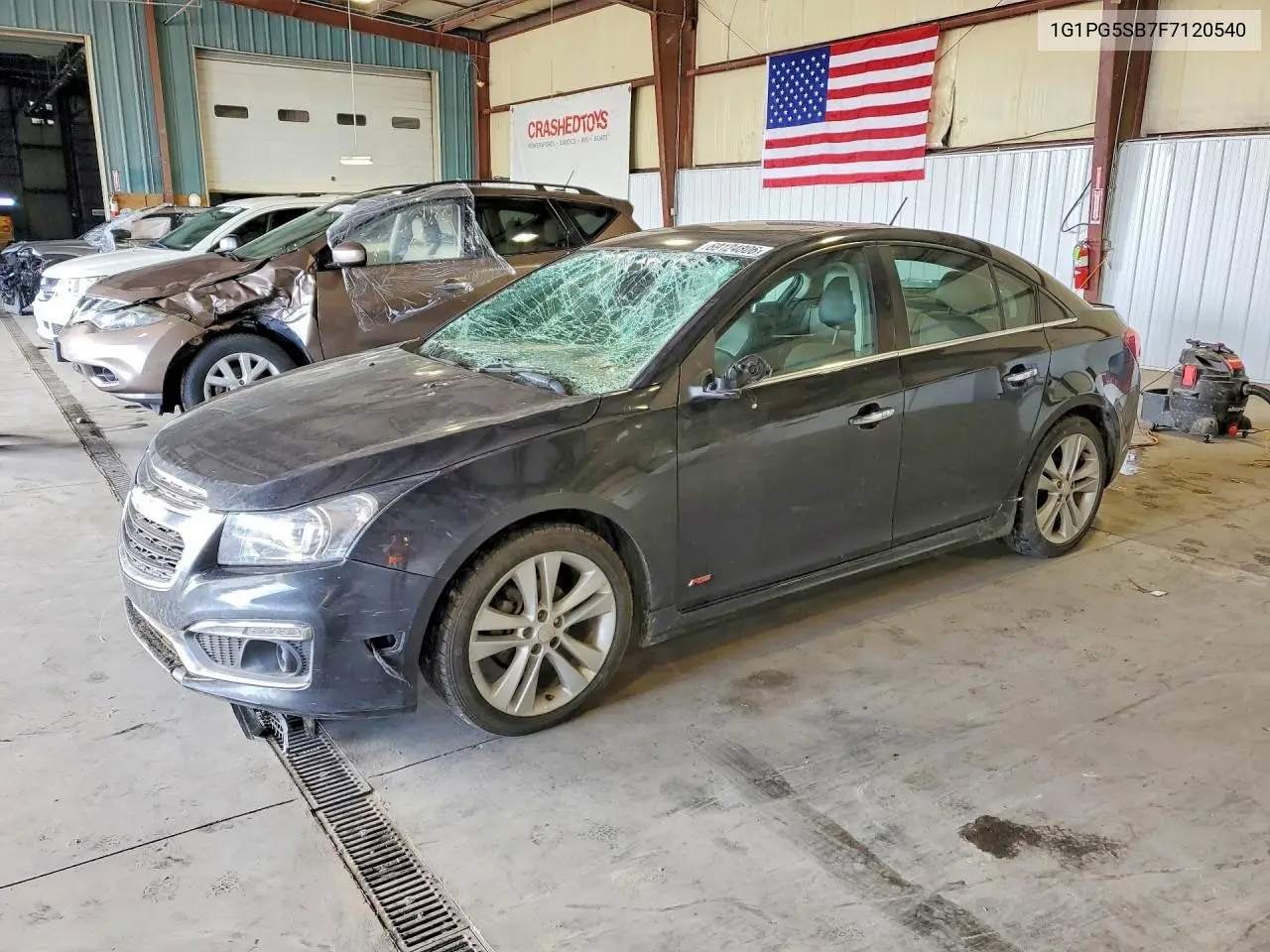 CHEVROLET CRUZE 2015, VIN 1G1PG5SB7F7120540