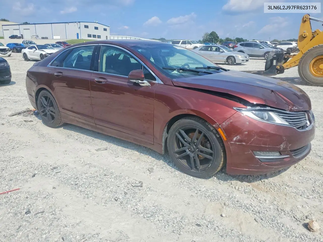 2015 LINCOLN MKZ VIN 3LN6L2J97FR623176 — фото 4