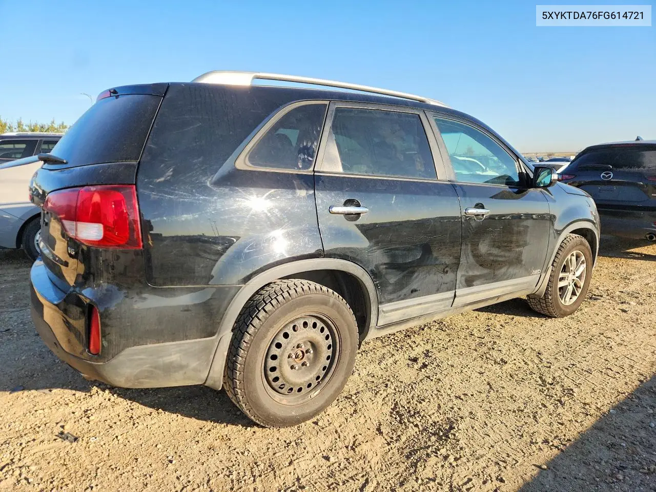 2015 KIA SORENTO VIN 5XYKTDA76FG614721 — фото 3