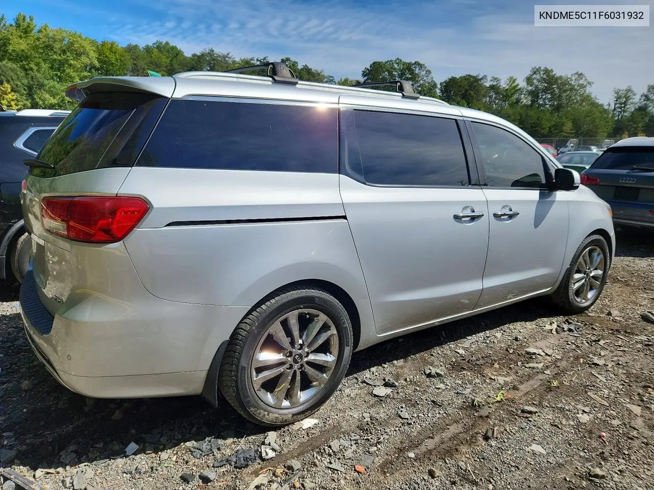 2015 KIA SEDONA VIN KNDME5C11F6031932 — фото 3