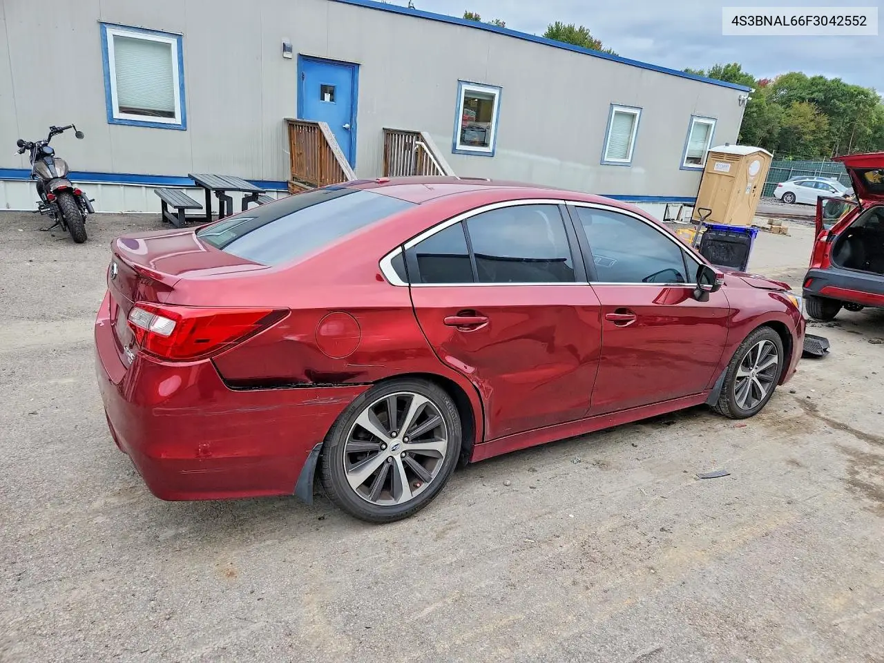 2015 SUBARU LEGACY VIN 4S3BNAL66F3042552 — фото 3