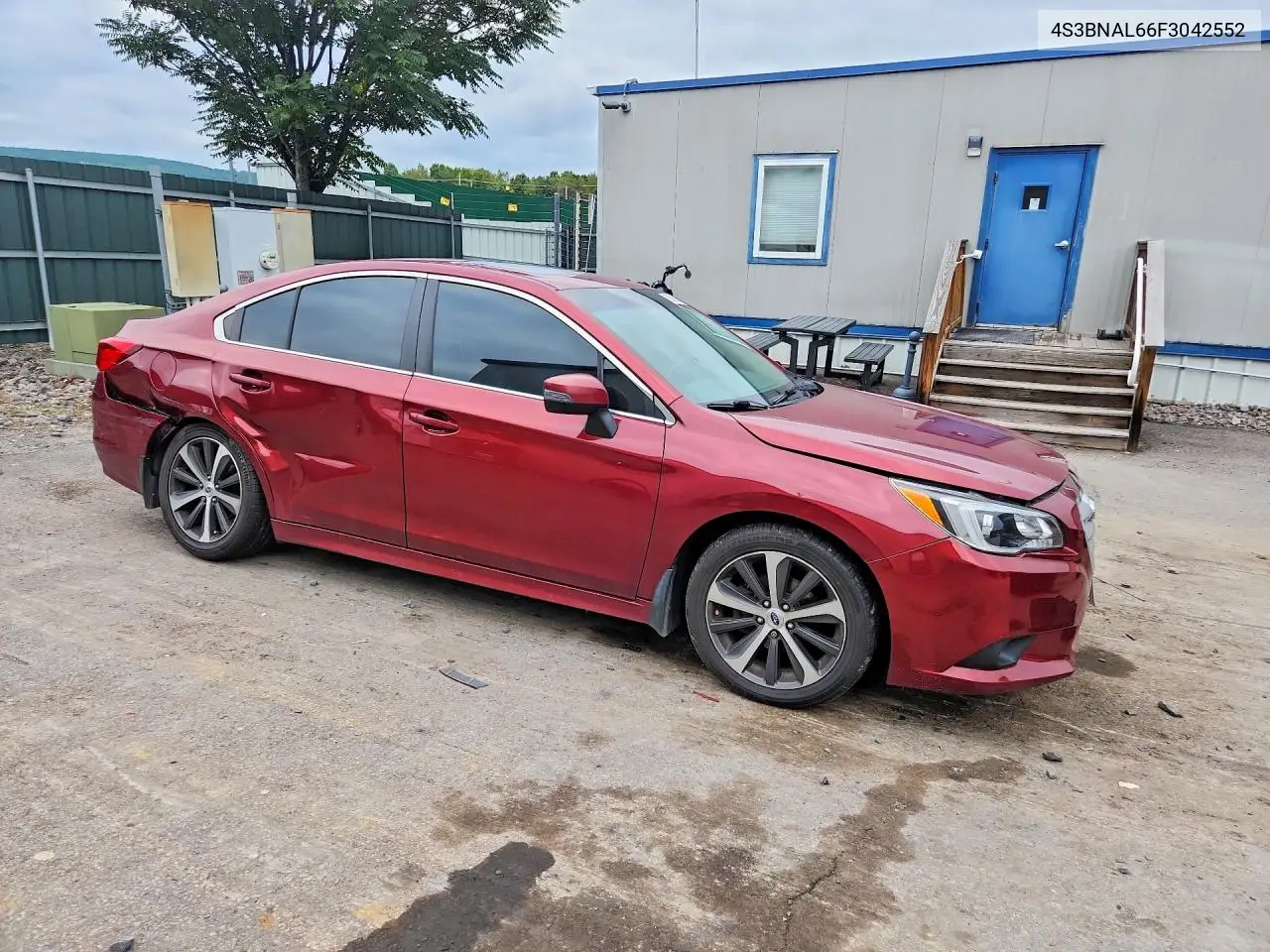 2015 SUBARU LEGACY VIN 4S3BNAL66F3042552 — фото 4
