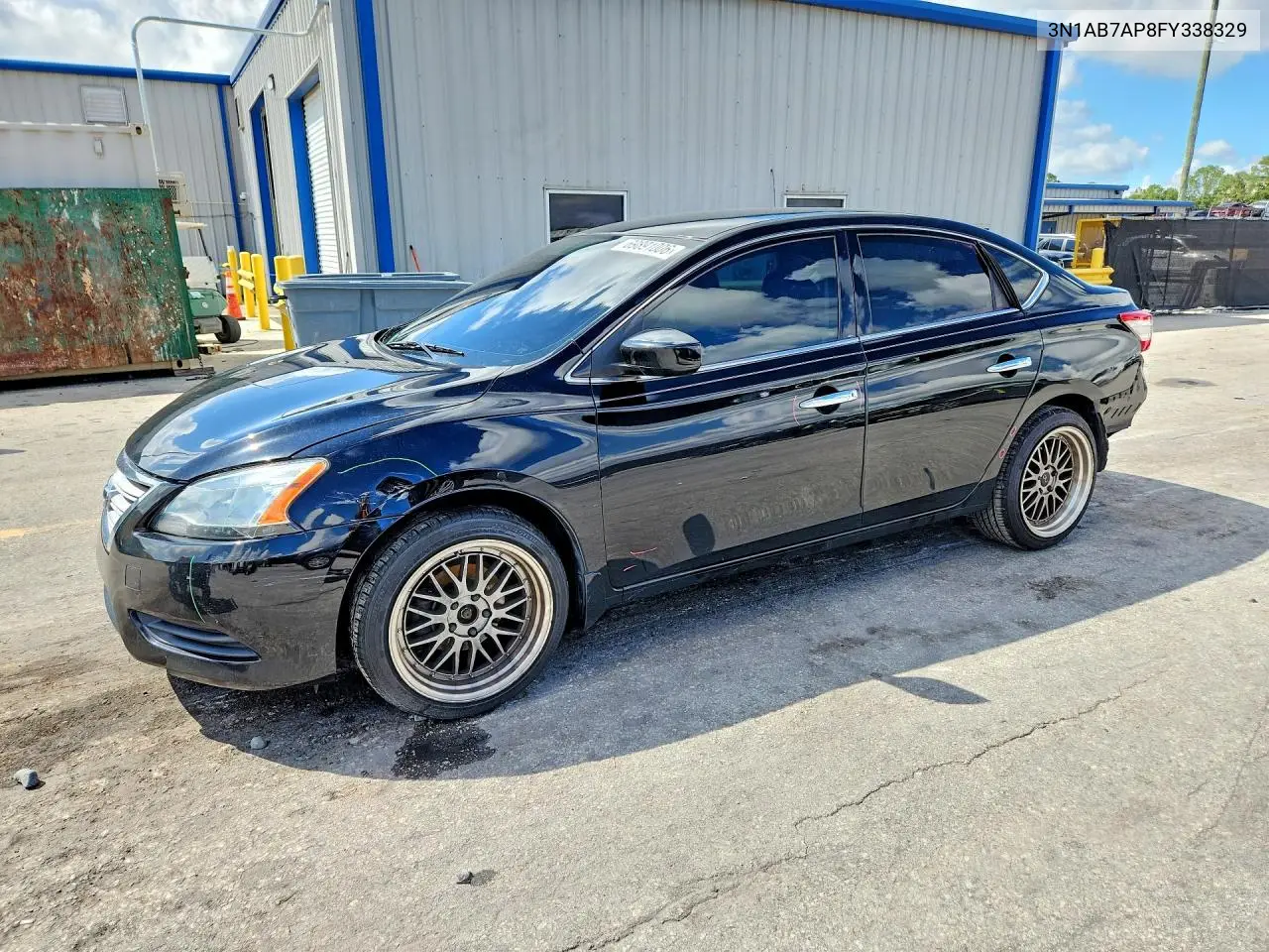 NISSAN SENTRA 2015, VIN 3N1AB7AP8FY338329