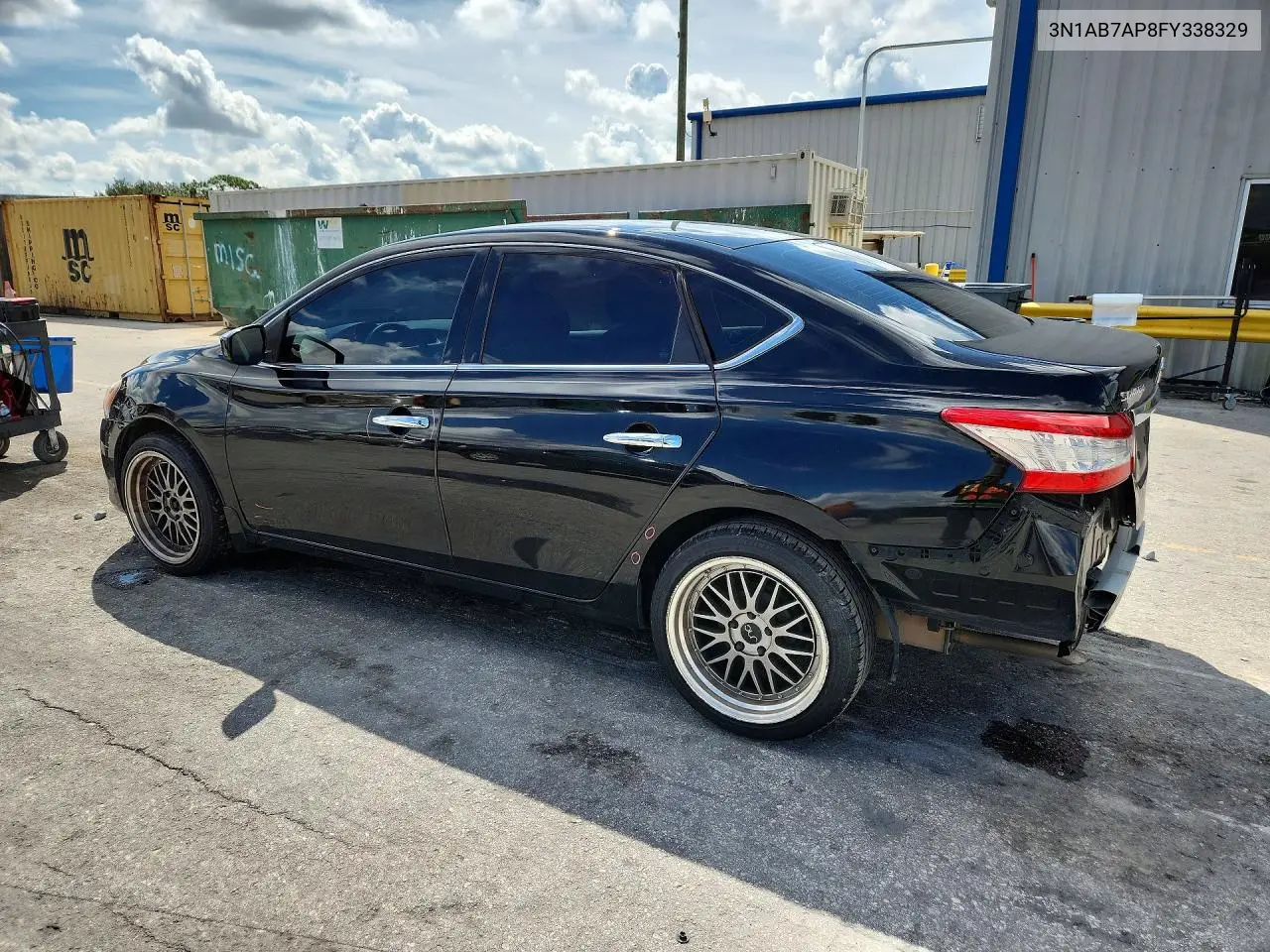 2015 NISSAN SENTRA VIN 3N1AB7AP8FY338329 — фото 2