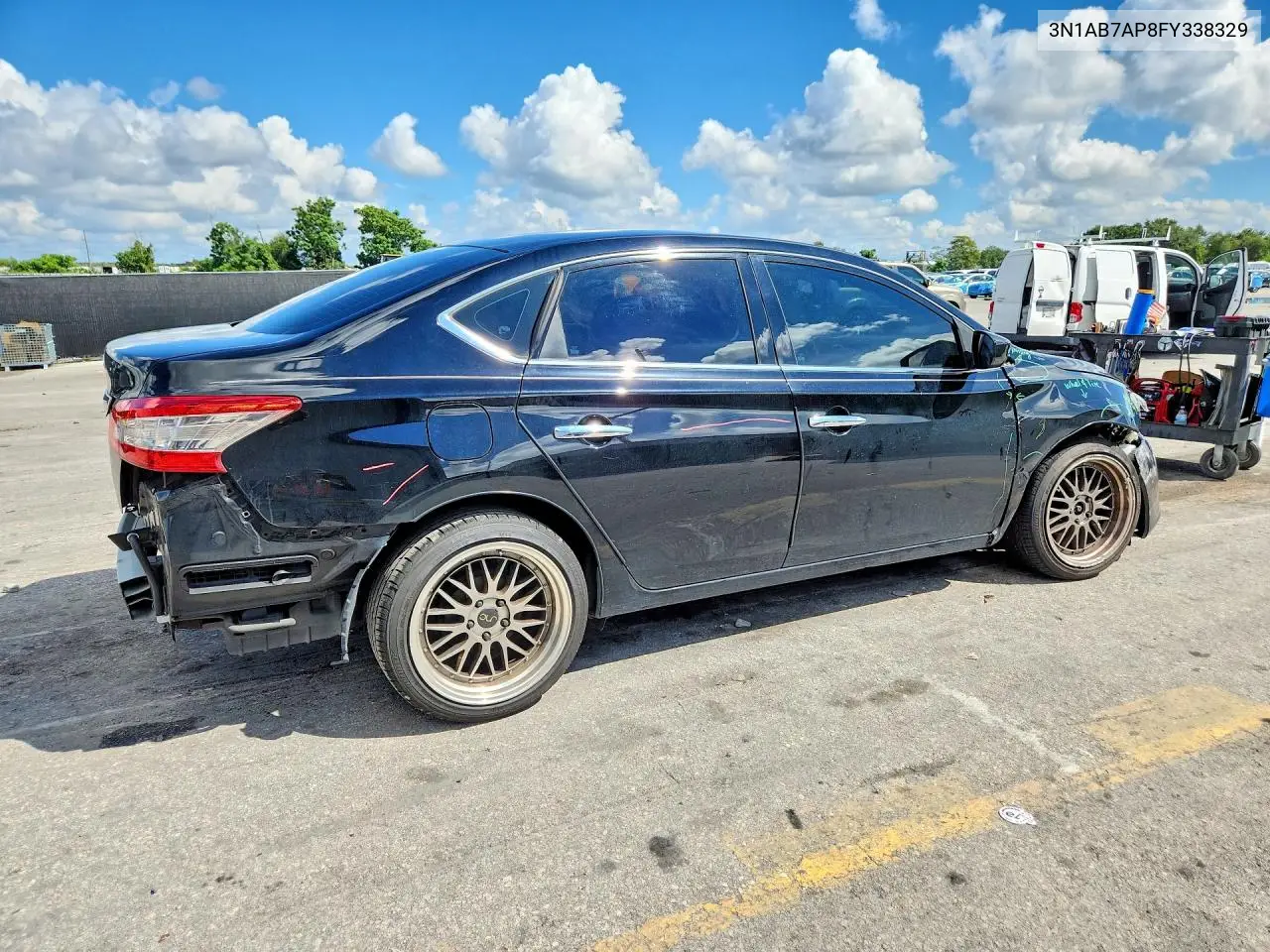 2015 NISSAN SENTRA VIN 3N1AB7AP8FY338329 — фото 3