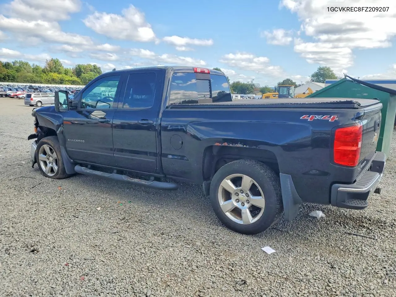2015 CHEVROLET SILVERADO VIN 1GCVKREC8FZ209207 — фото 2