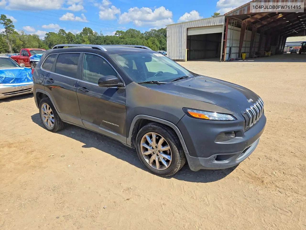 2015 JEEP CHEROKEE VIN 1C4PJLDB0FW761495 — фото 4