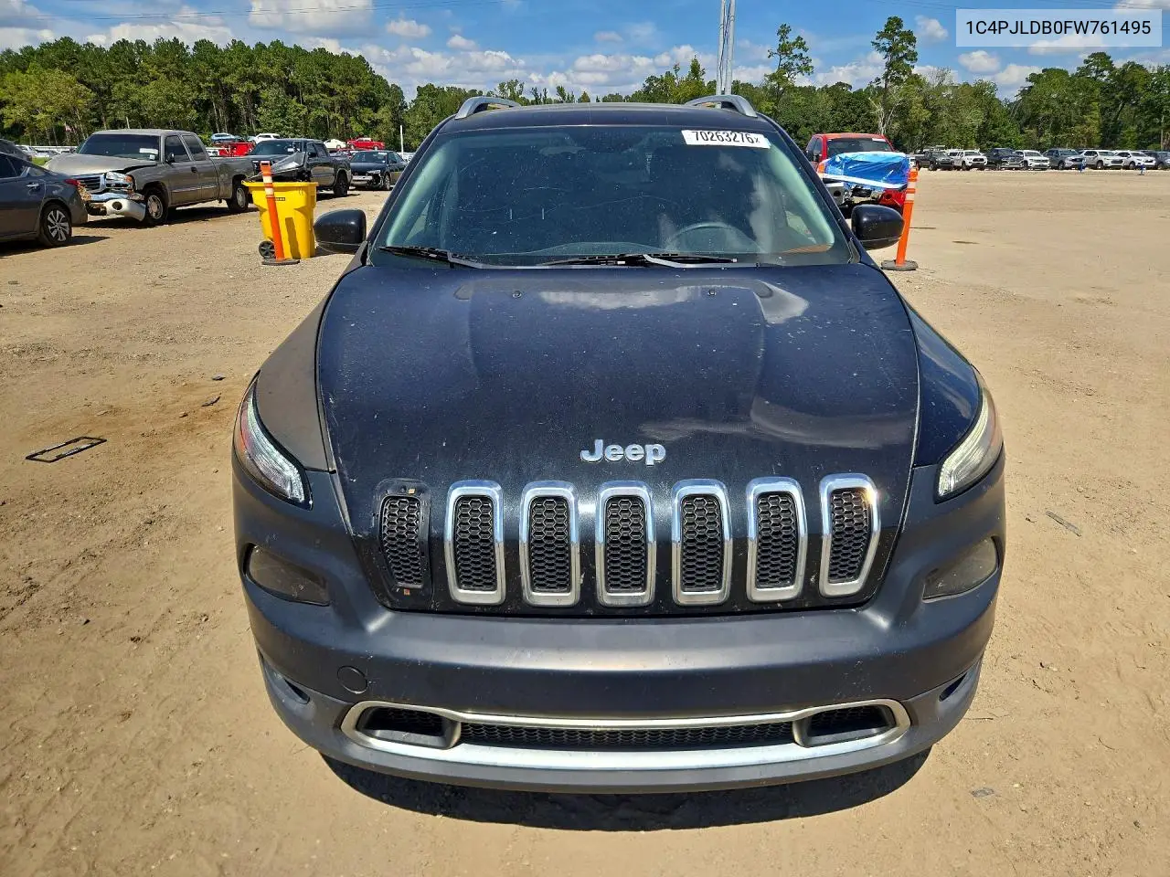 2015 JEEP CHEROKEE VIN 1C4PJLDB0FW761495 — фото 5