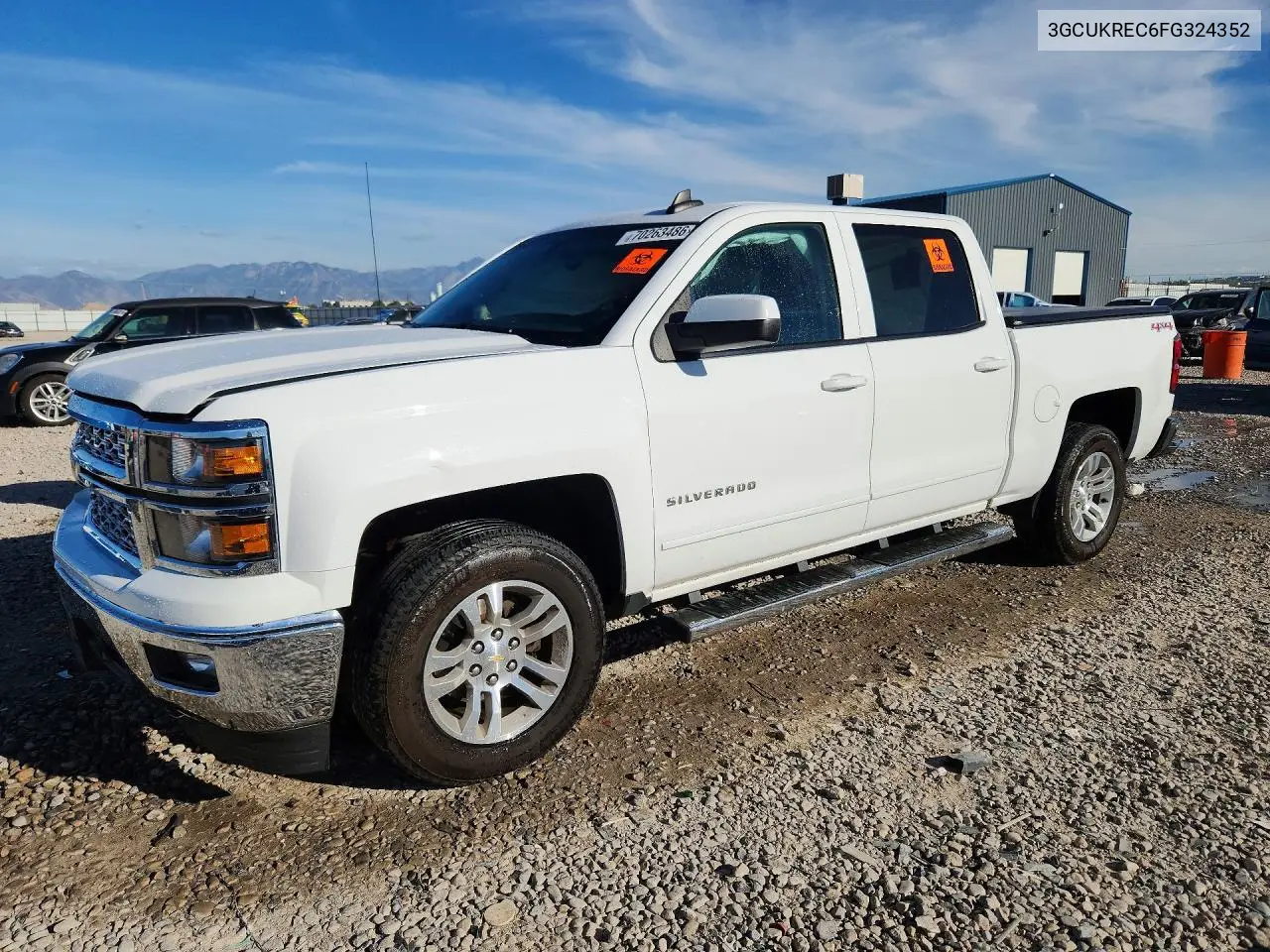 CHEVROLET SILVERADO 2015, VIN 3GCUKREC6FG324352