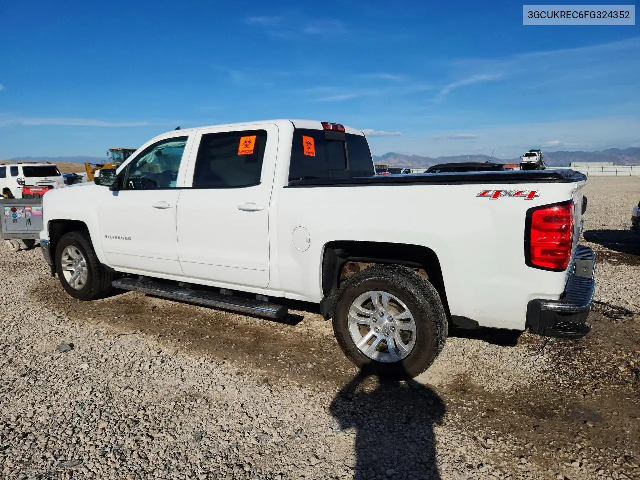 2015 CHEVROLET SILVERADO VIN 3GCUKREC6FG324352 — фото 2