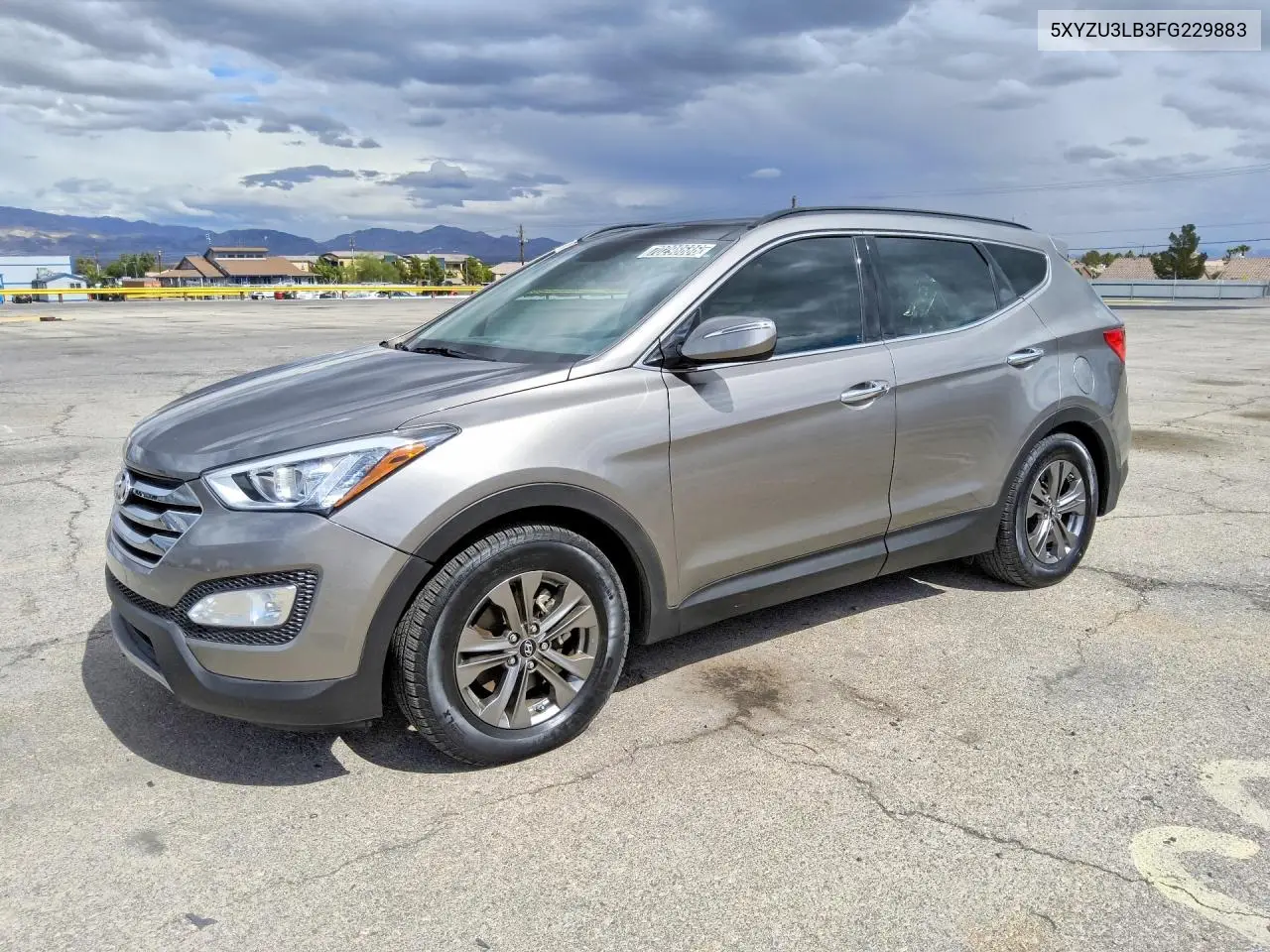 2015 HYUNDAI SANTA FE VIN 5XYZU3LB3FG229883 — фото 4