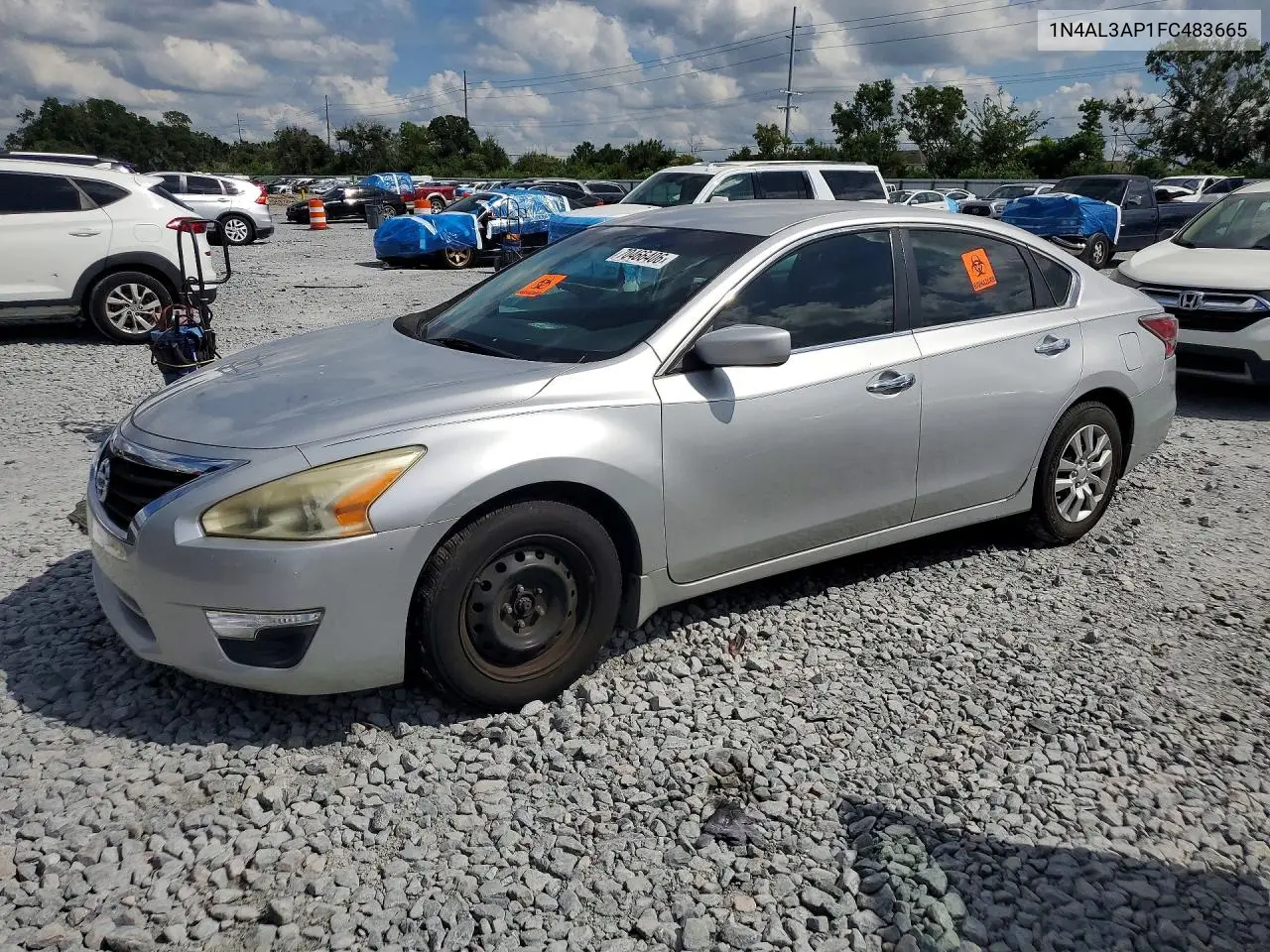 NISSAN ALTIMA 2015, VIN 1N4AL3AP1FC483665