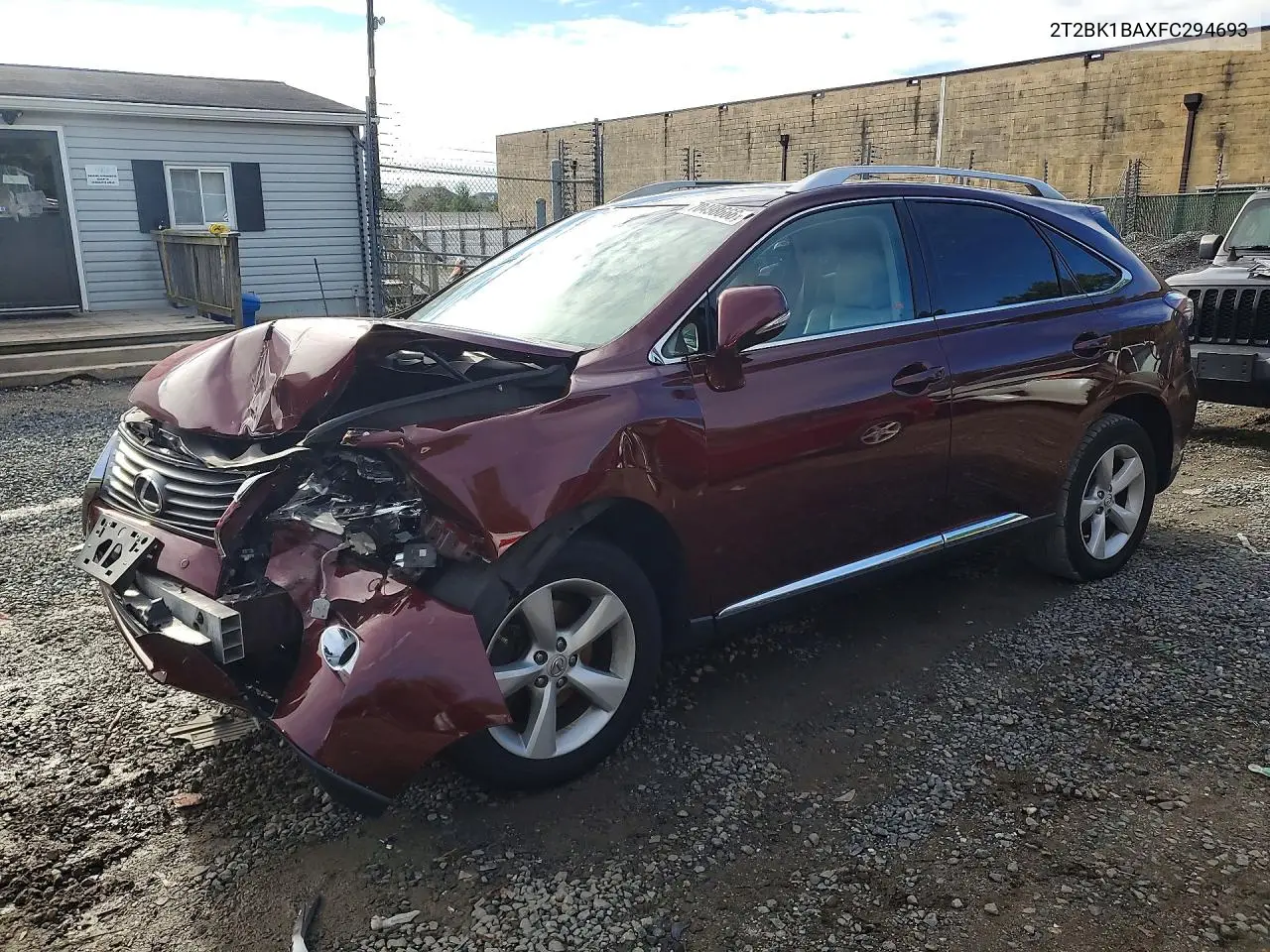 LEXUS RX 2015, VIN 2T2BK1BAXFC294693