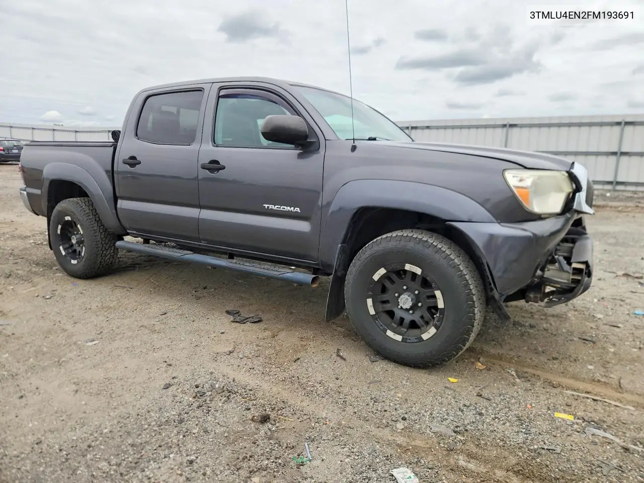 2015 TOYOTA TACOMA VIN 3TMLU4EN2FM193691 — фото 4