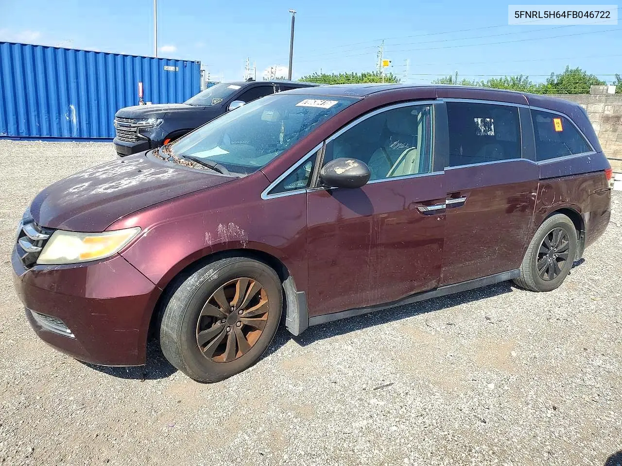 HONDA ODYSSEY 2015, VIN 5FNRL5H64FB046722