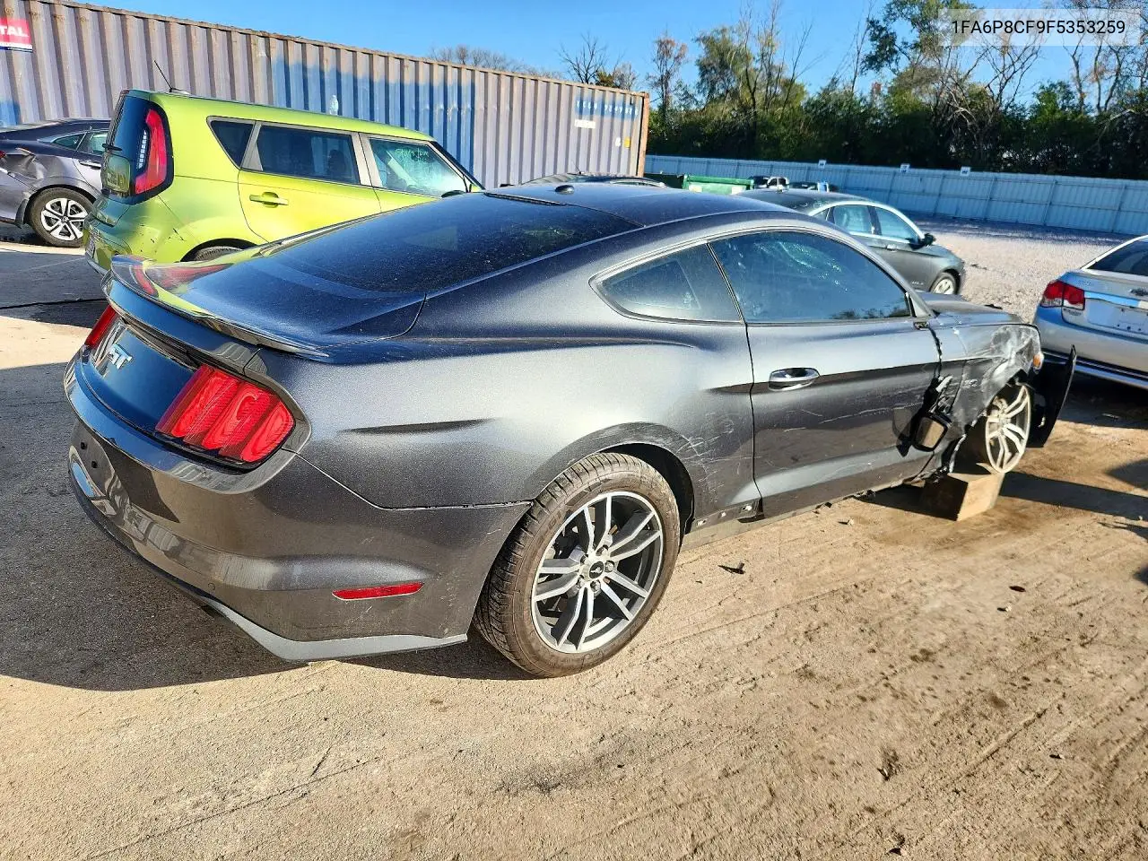 2015 FORD MUSTANG VIN 1FA6P8CF9F5353259 — фото 3