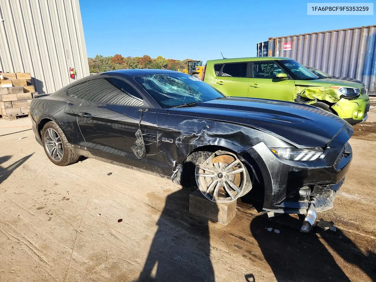 2015 FORD MUSTANG VIN 1FA6P8CF9F5353259 — фото 4