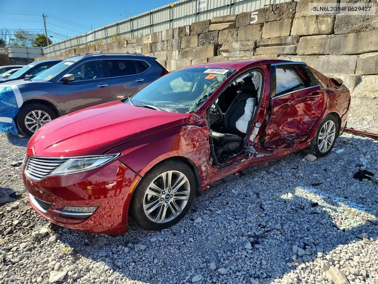 LINCOLN MKZ 2015, VIN 3LN6L2G94FR629427