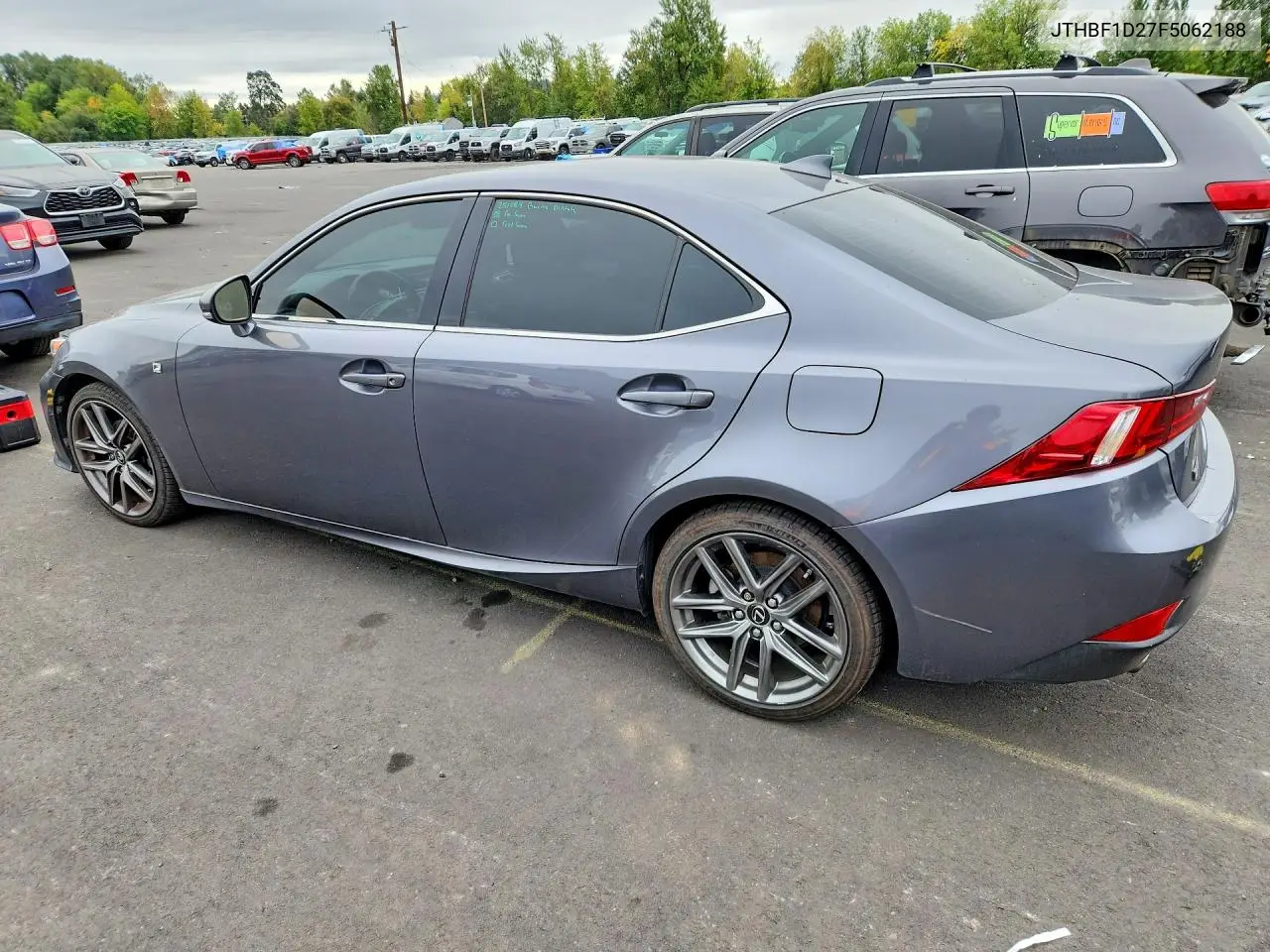 2015 LEXUS IS VIN JTHBF1D27F5062188 — фото 2