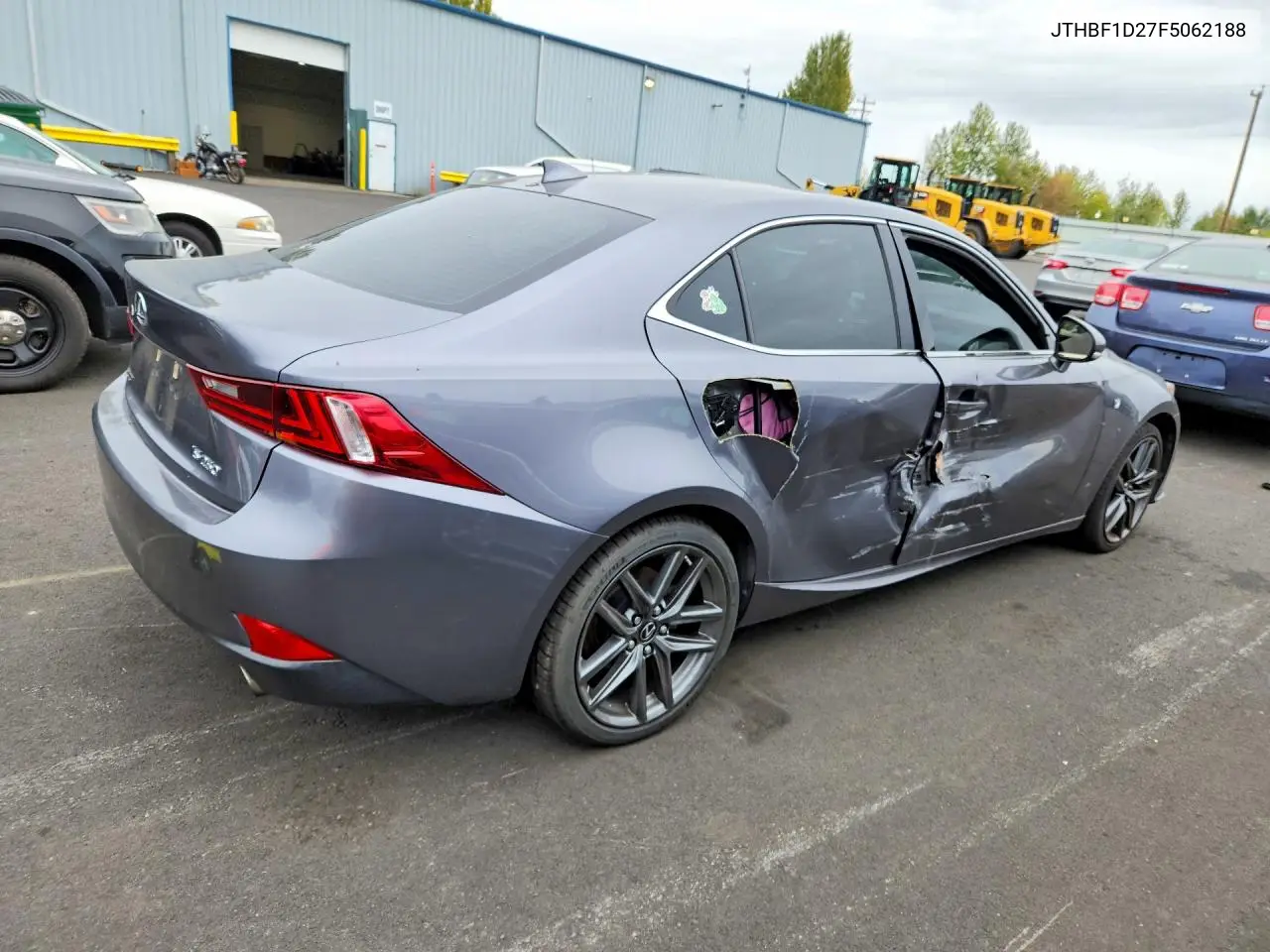 2015 LEXUS IS VIN JTHBF1D27F5062188 — фото 3