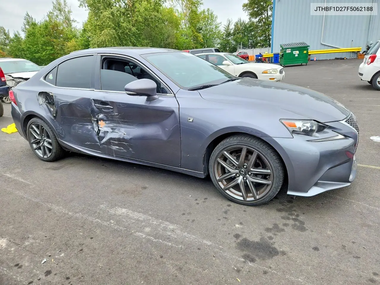 2015 LEXUS IS VIN JTHBF1D27F5062188 — фото 4