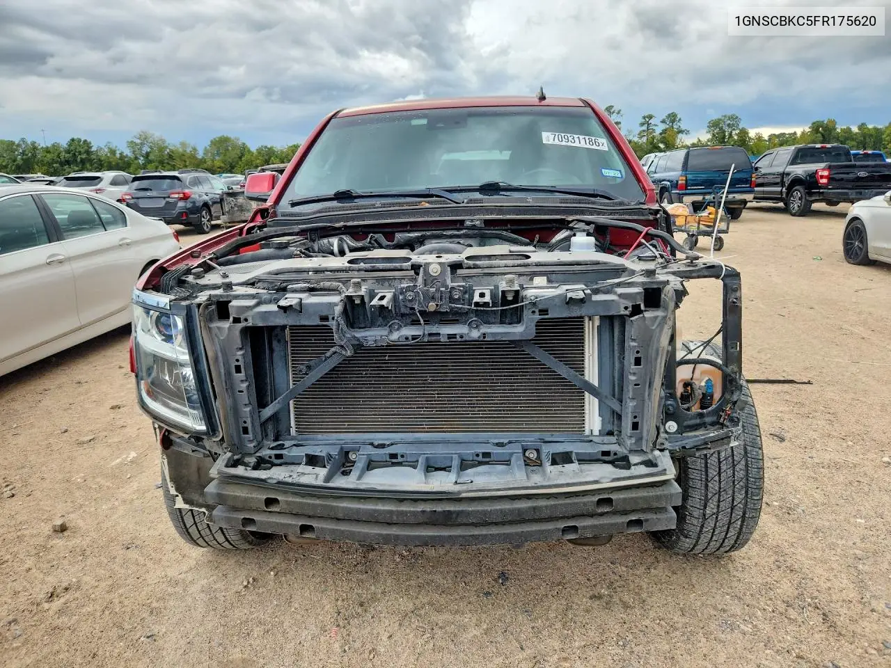 2015 CHEVROLET TAHOE VIN 1GNSCBKC5FR175620 — фото 5