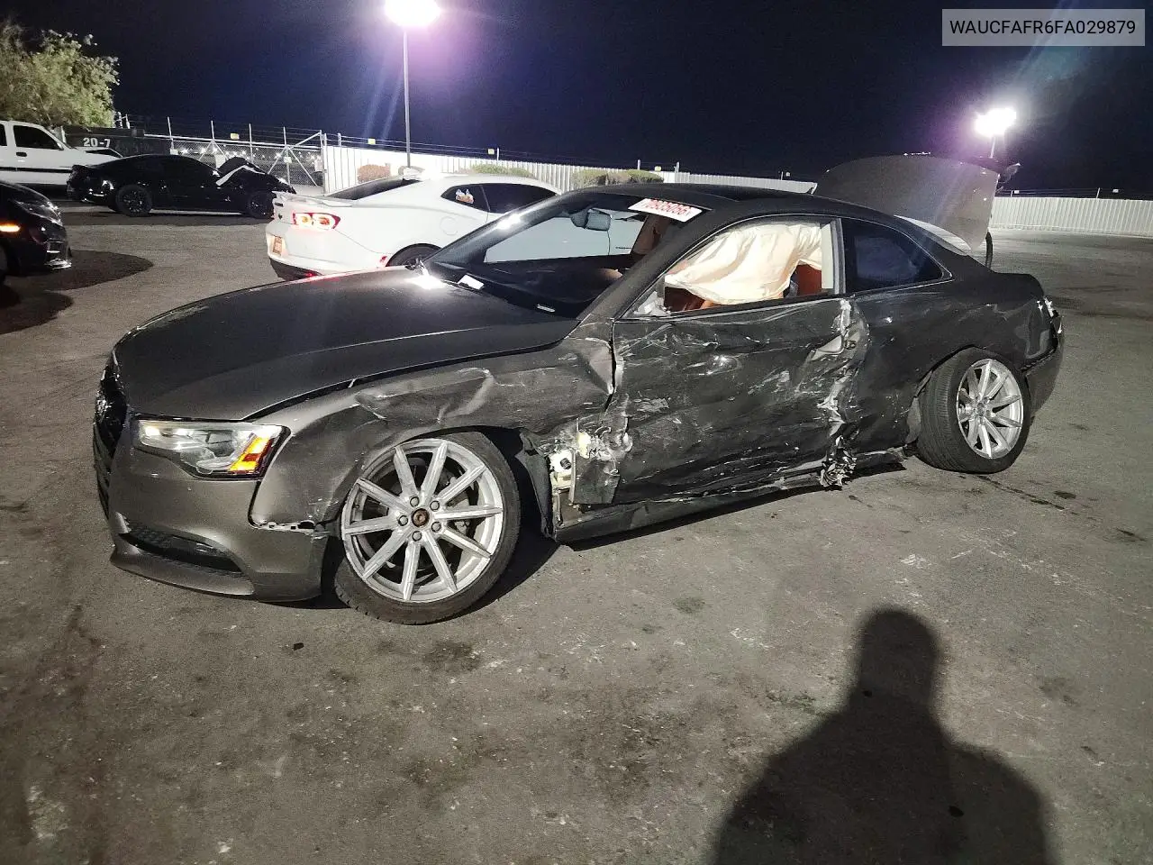 AUDI A5 2015, VIN WAUCFAFR6FA029879