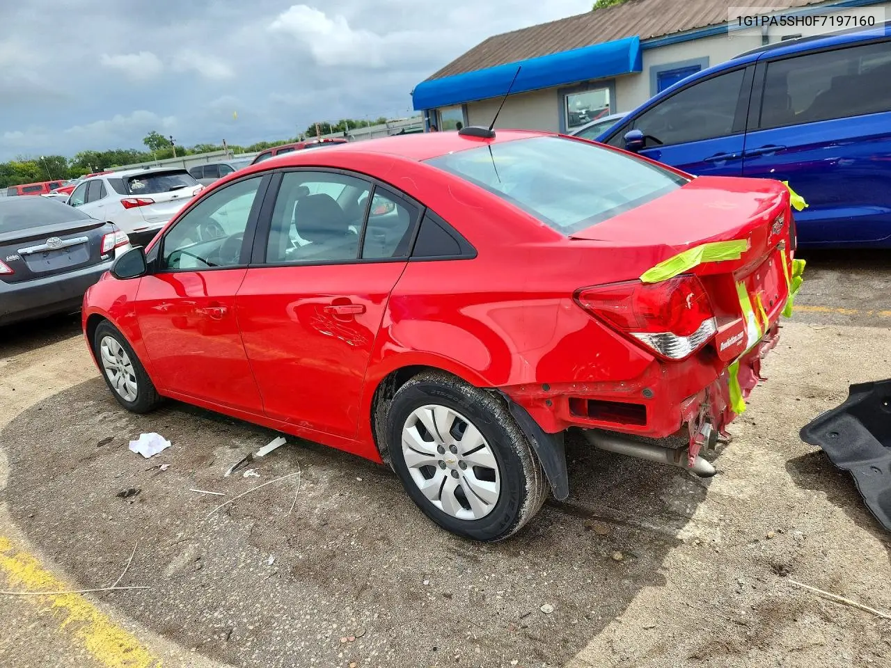 2015 CHEVROLET CRUZE VIN 1G1PA5SH0F7197160 — фото 2
