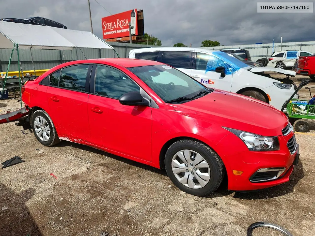 2015 CHEVROLET CRUZE VIN 1G1PA5SH0F7197160 — фото 4